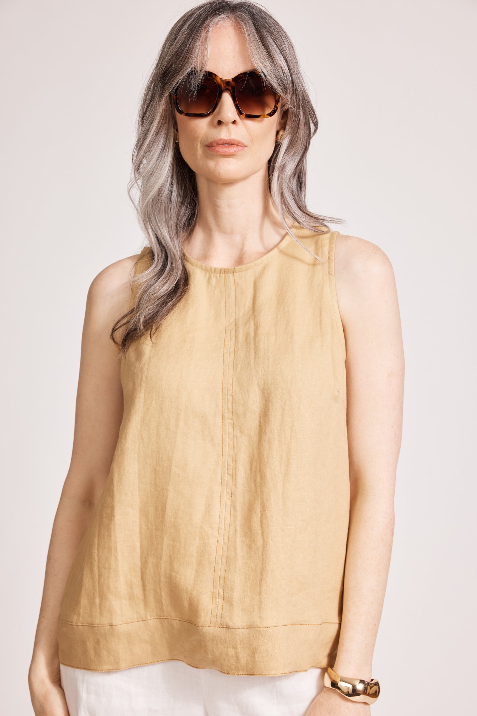 Miramar Tank Top - Camel