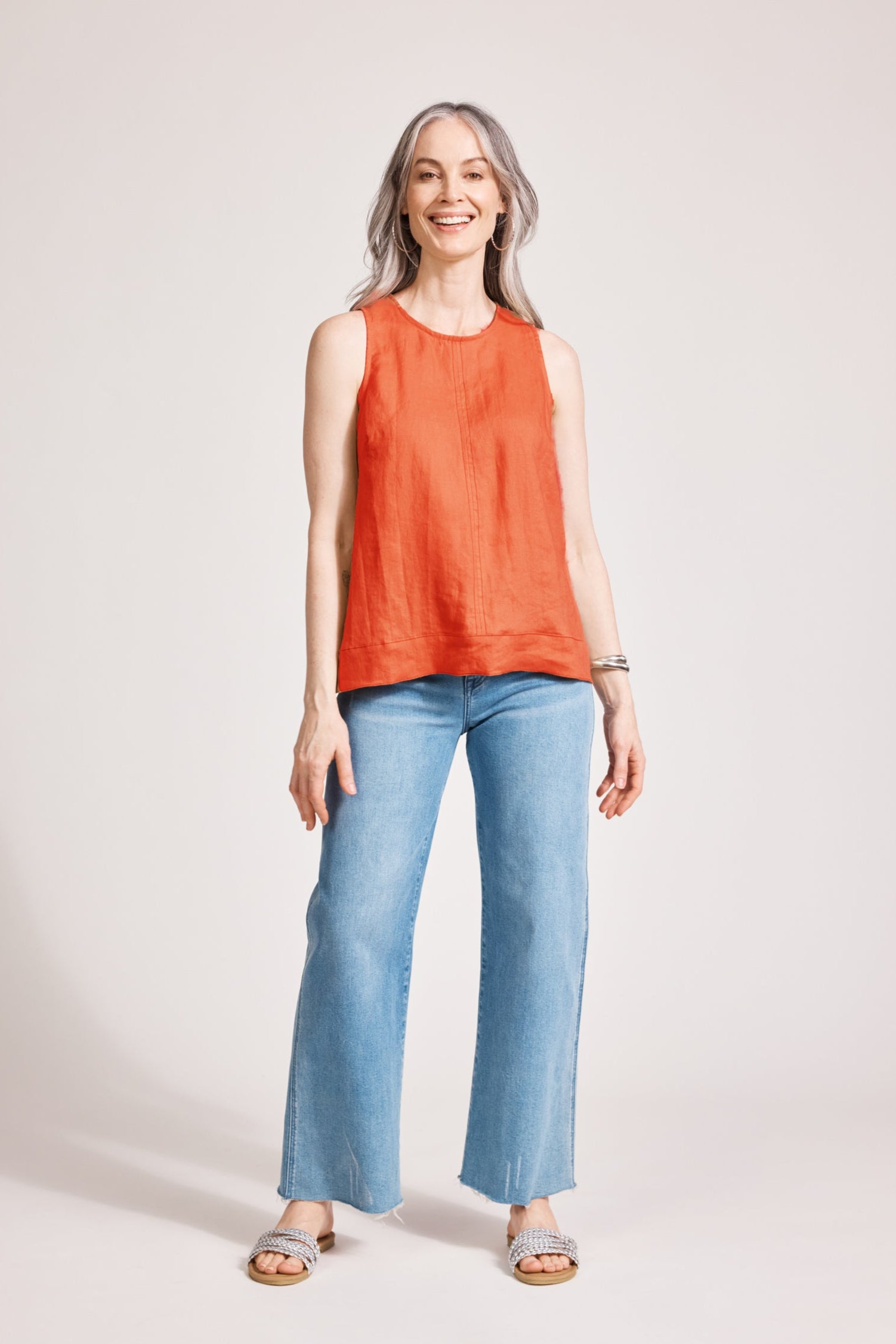 Miramar Tank Top - Coral