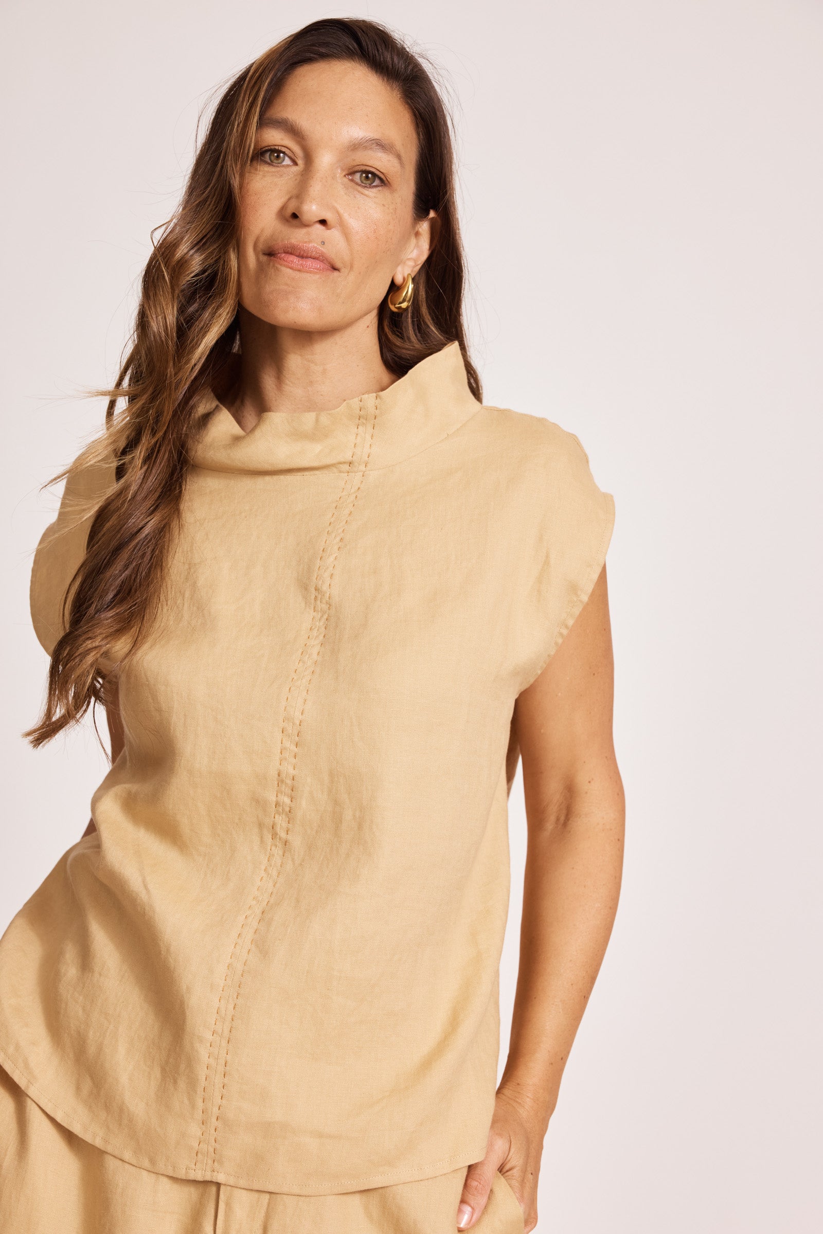 Miramar Top - Camel