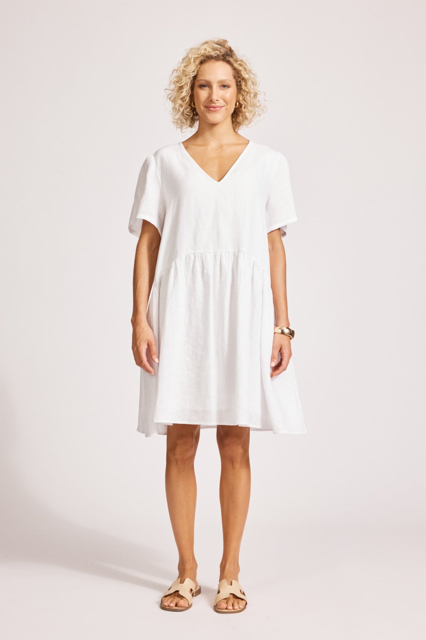Miramar Midi Dress - White