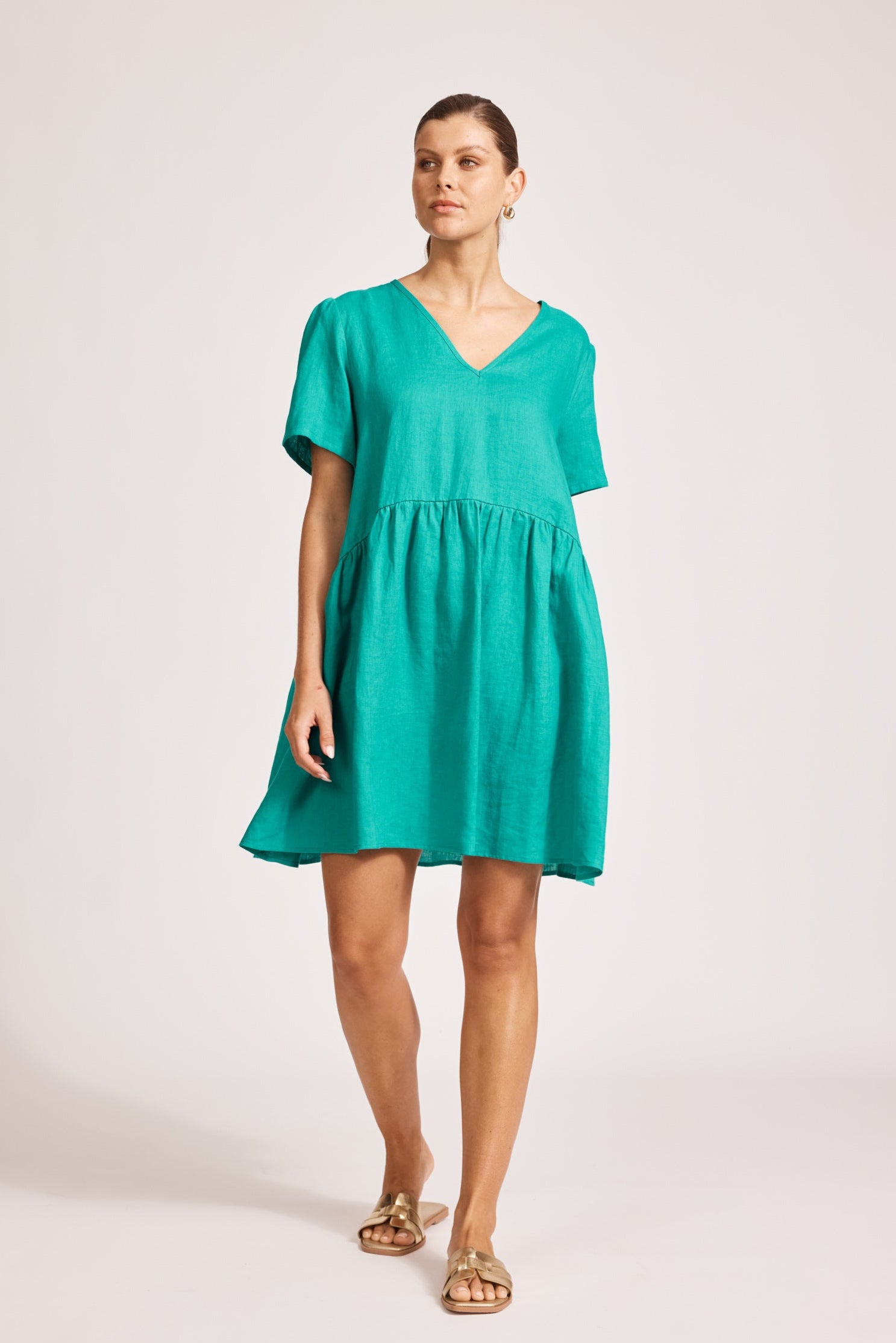 Miramar Midi Dress - Lagoon