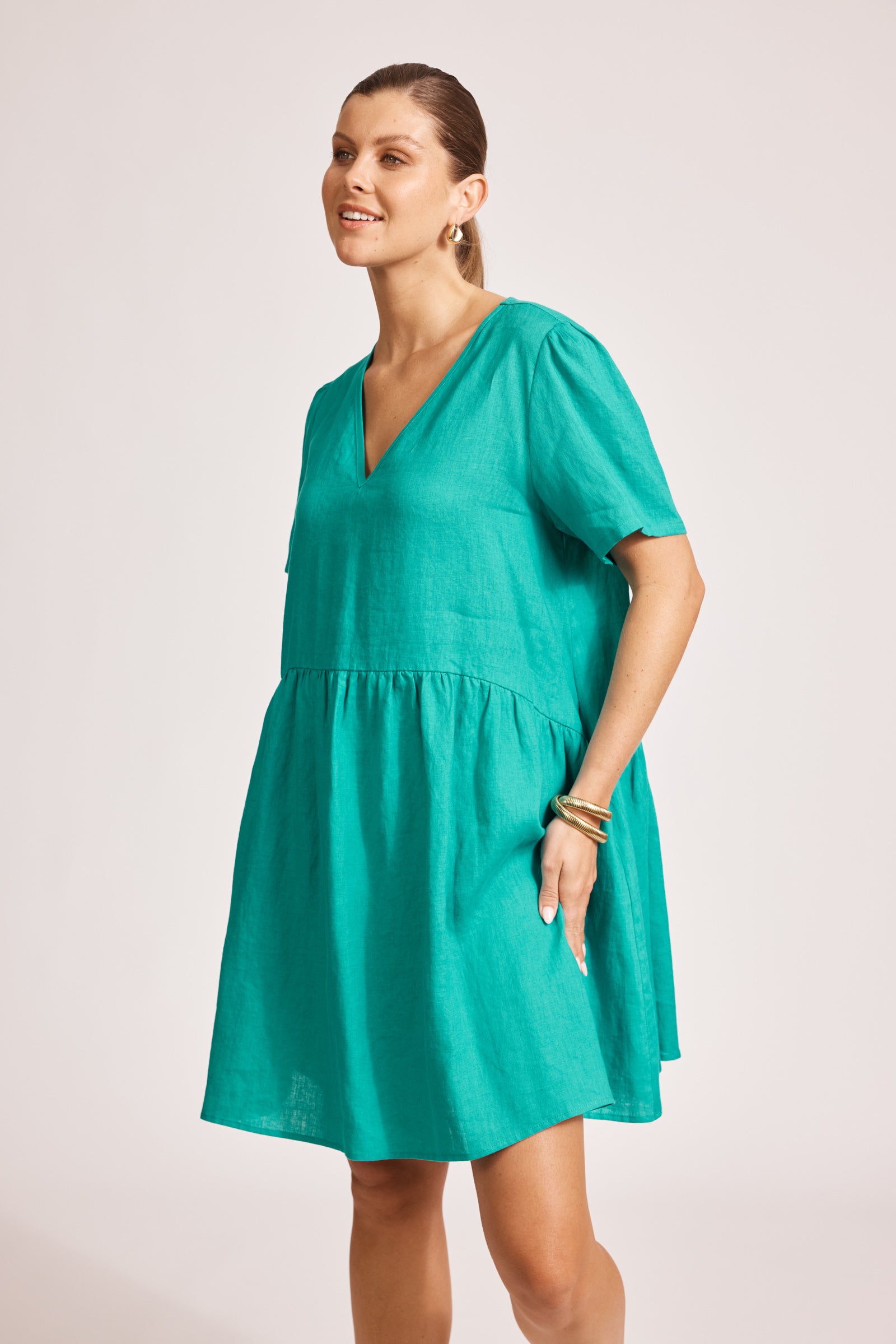Miramar Midi Dress - Lagoon