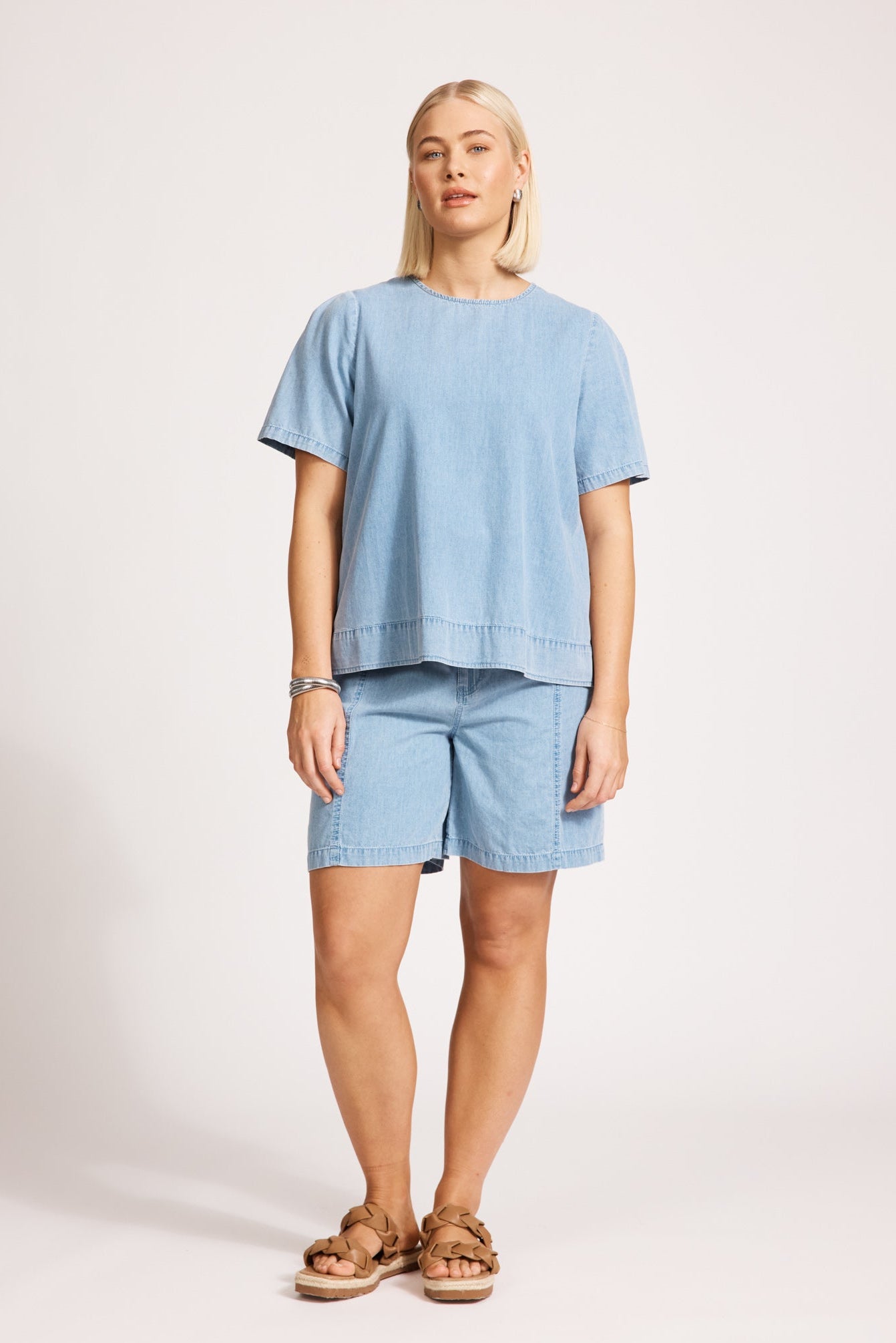 Melenia Denim Top - Denim
