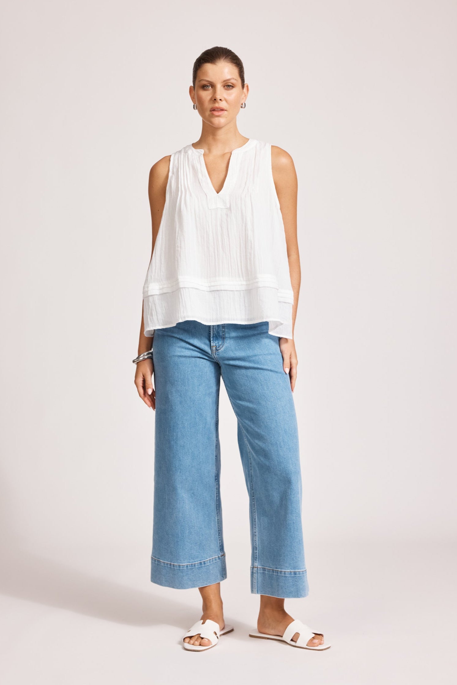 Orsula Tank - White