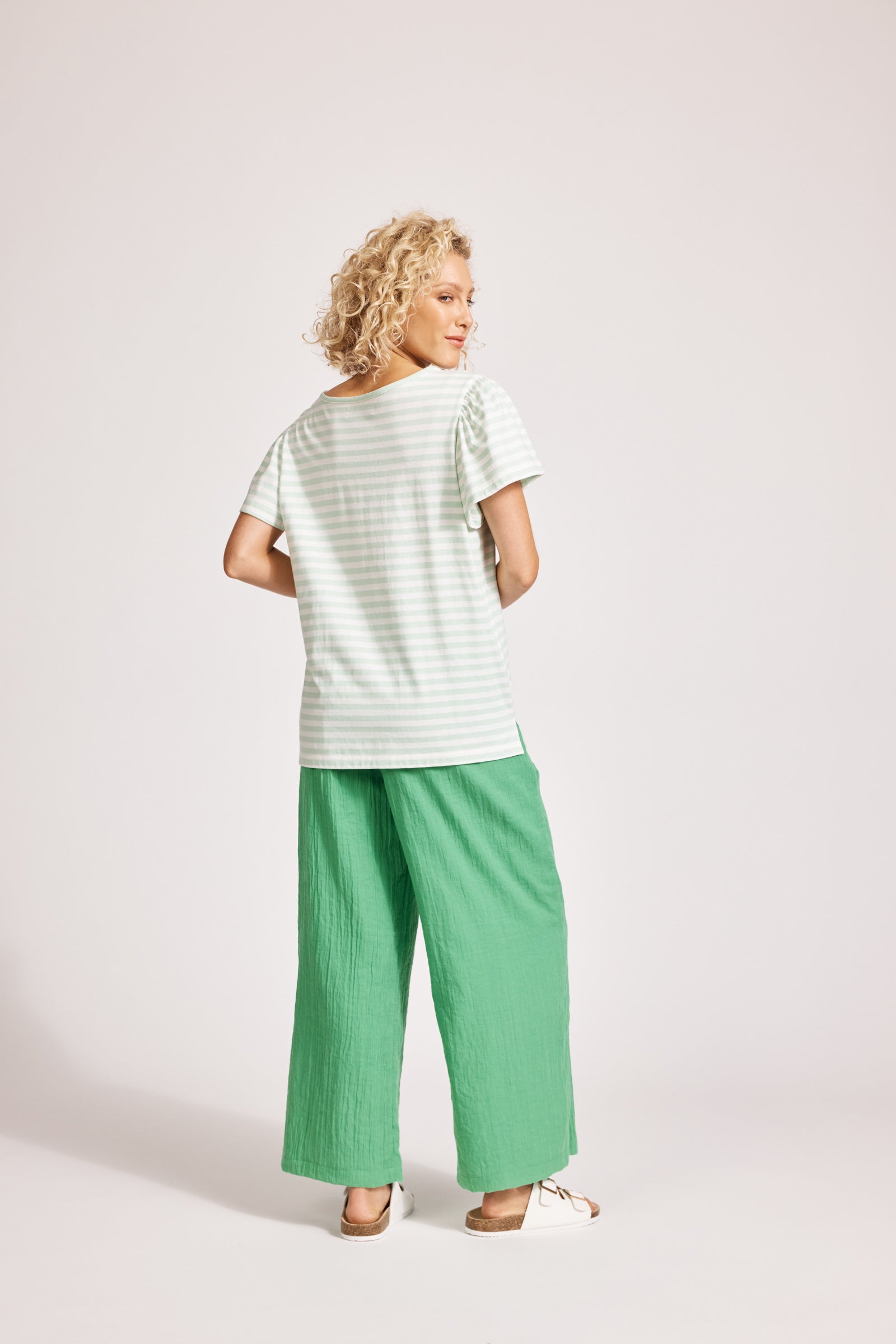 Margherita Stripe Tshirt - Mint