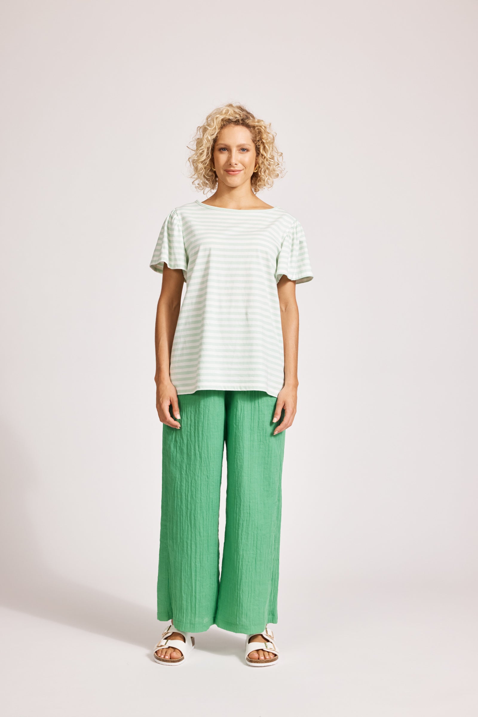 Margherita Stripe Tshirt - Mint