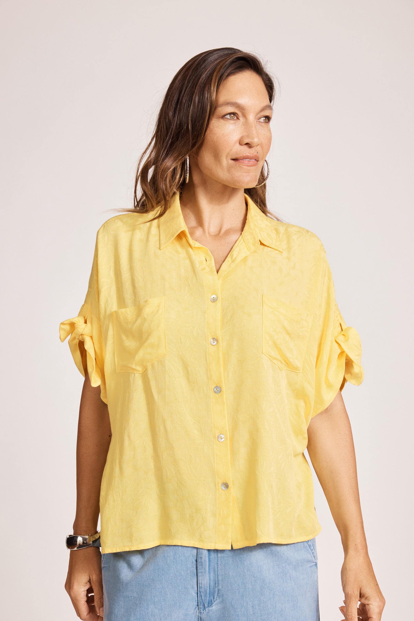 Parisio Tie Shirt - Citrine