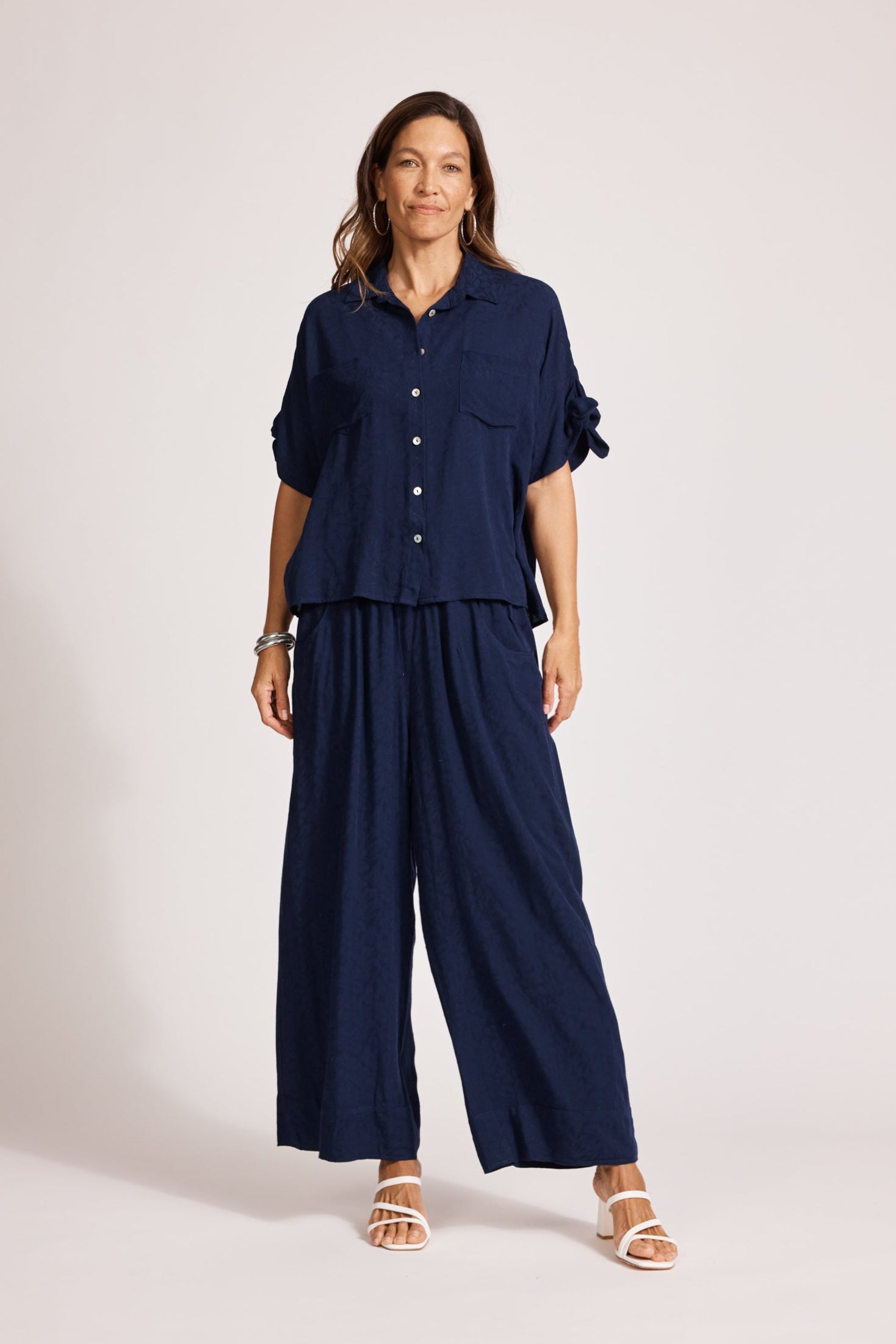 Parisio Tie Shirt - Indigo