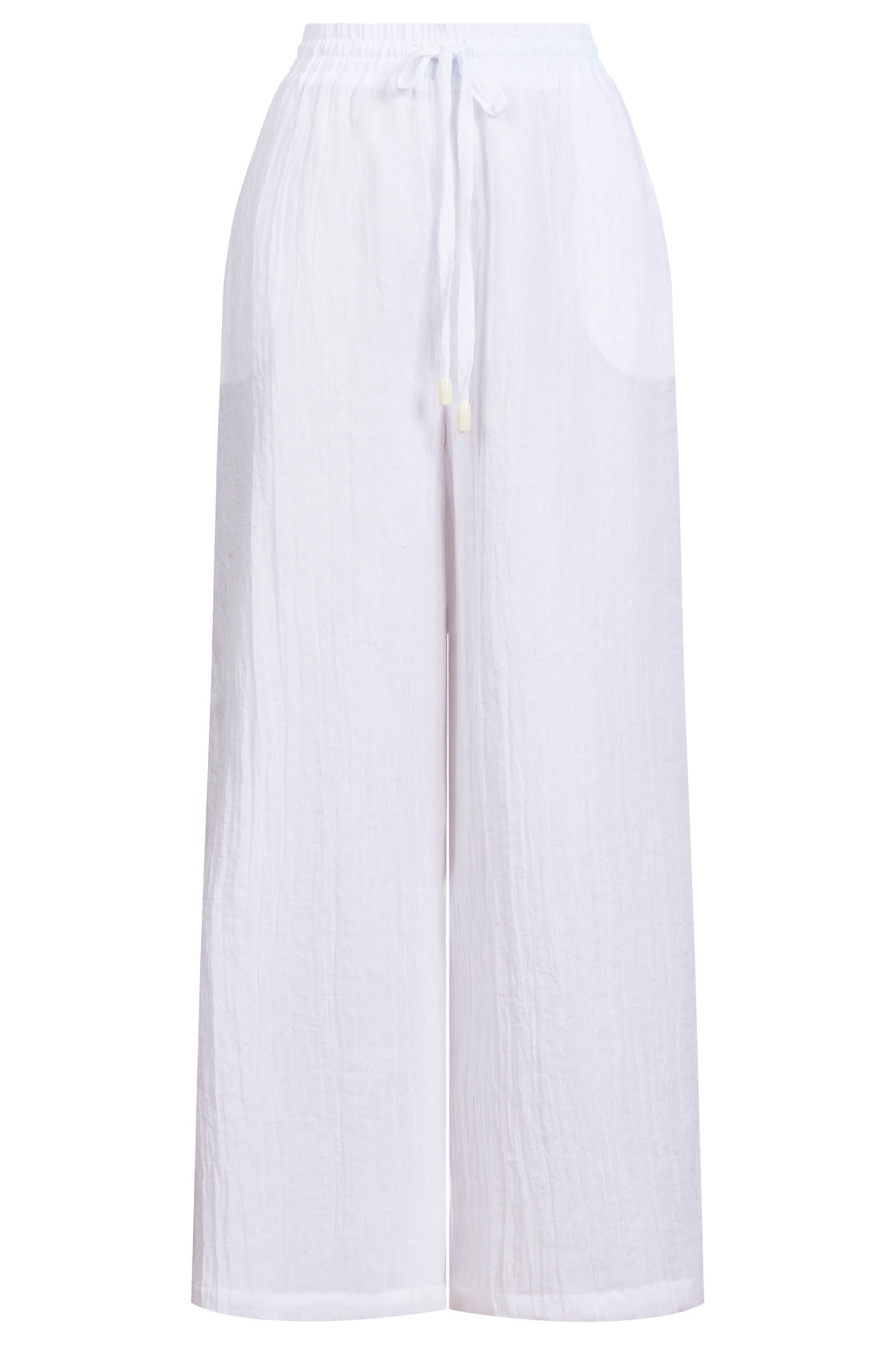 Orsula Crop Pant - White