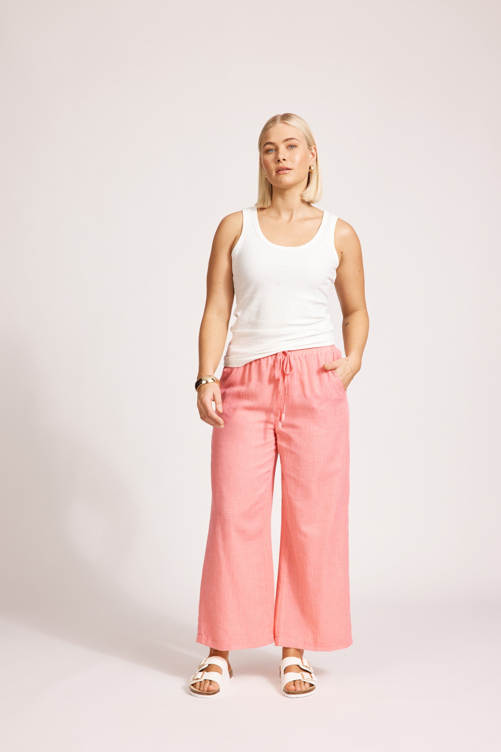 Orsula Crop Pant - Cameo
