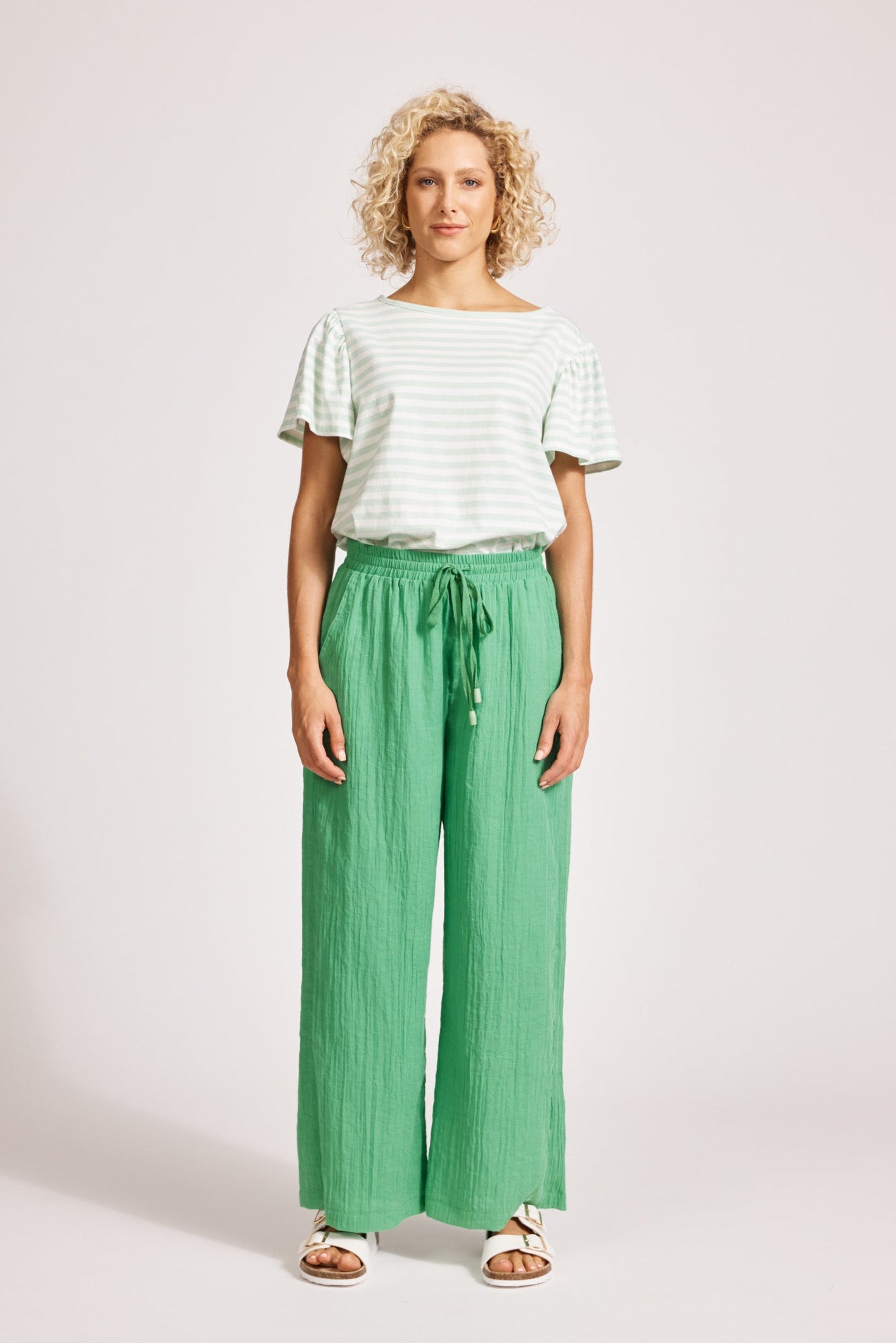 Orsula Crop Pant - Jade