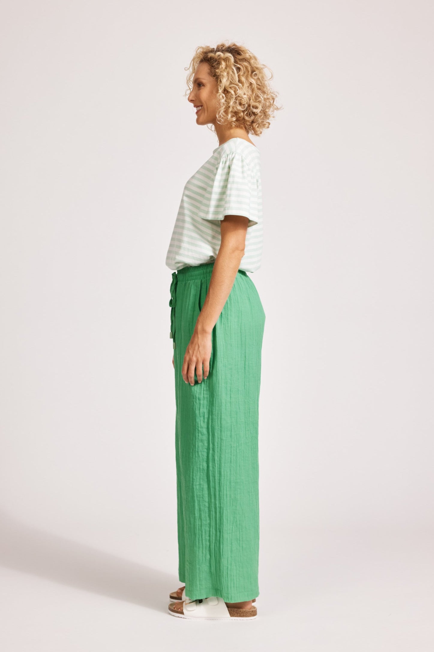 Orsula Crop Pant - Jade
