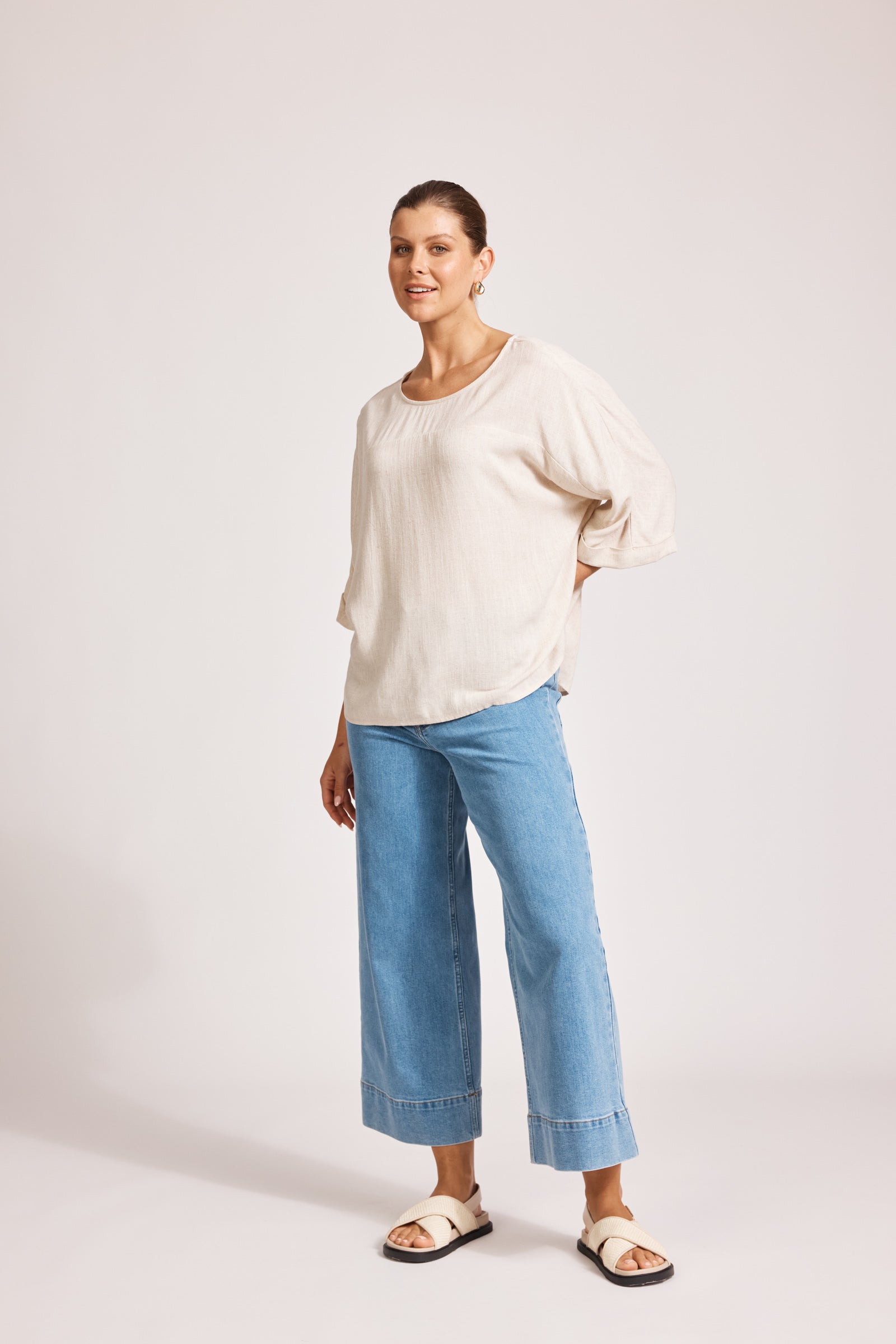 Alesia Relaxed Top - Tusk