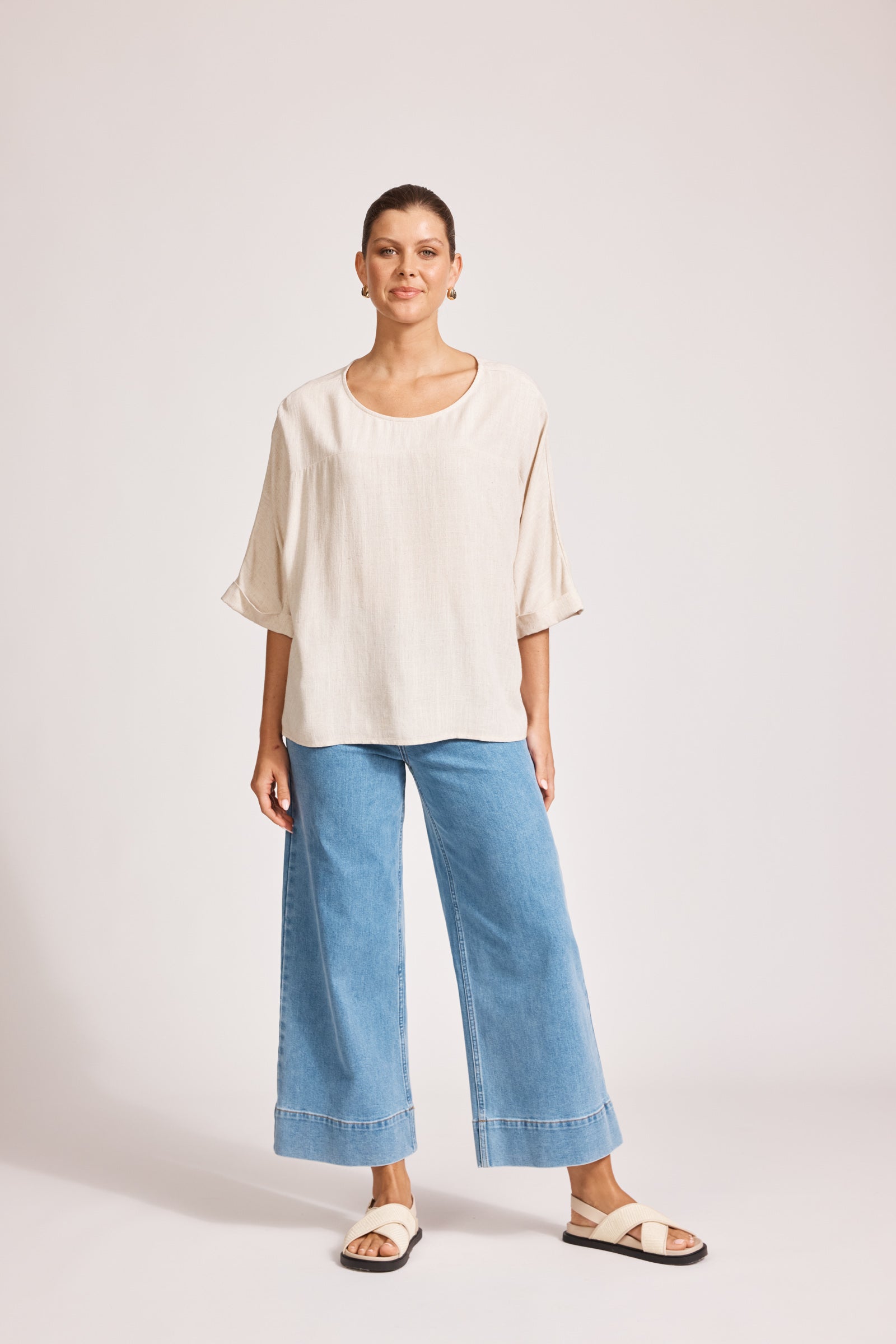 Alesia Relaxed Top - Tusk