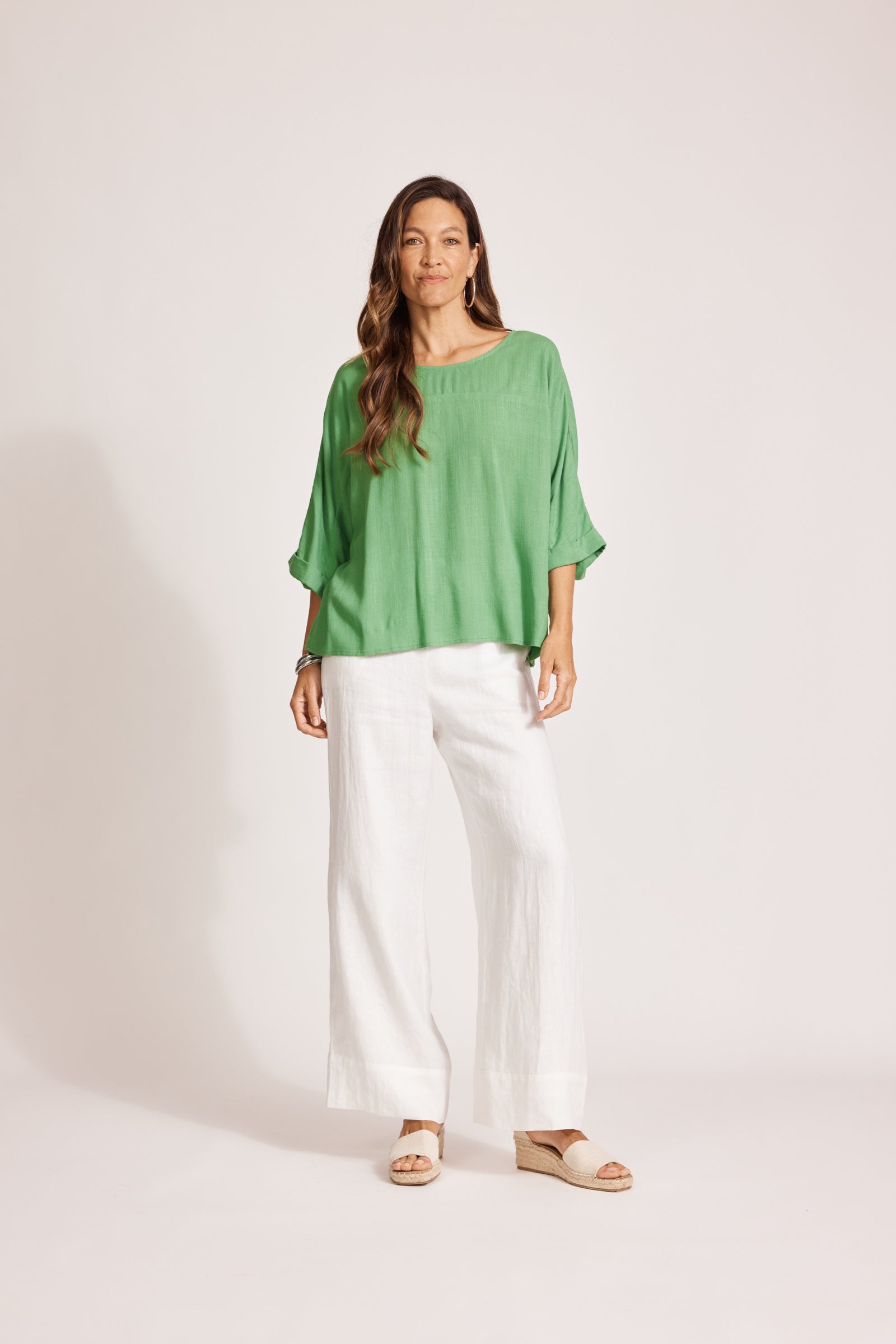 Alesia Relaxed Top - Jade