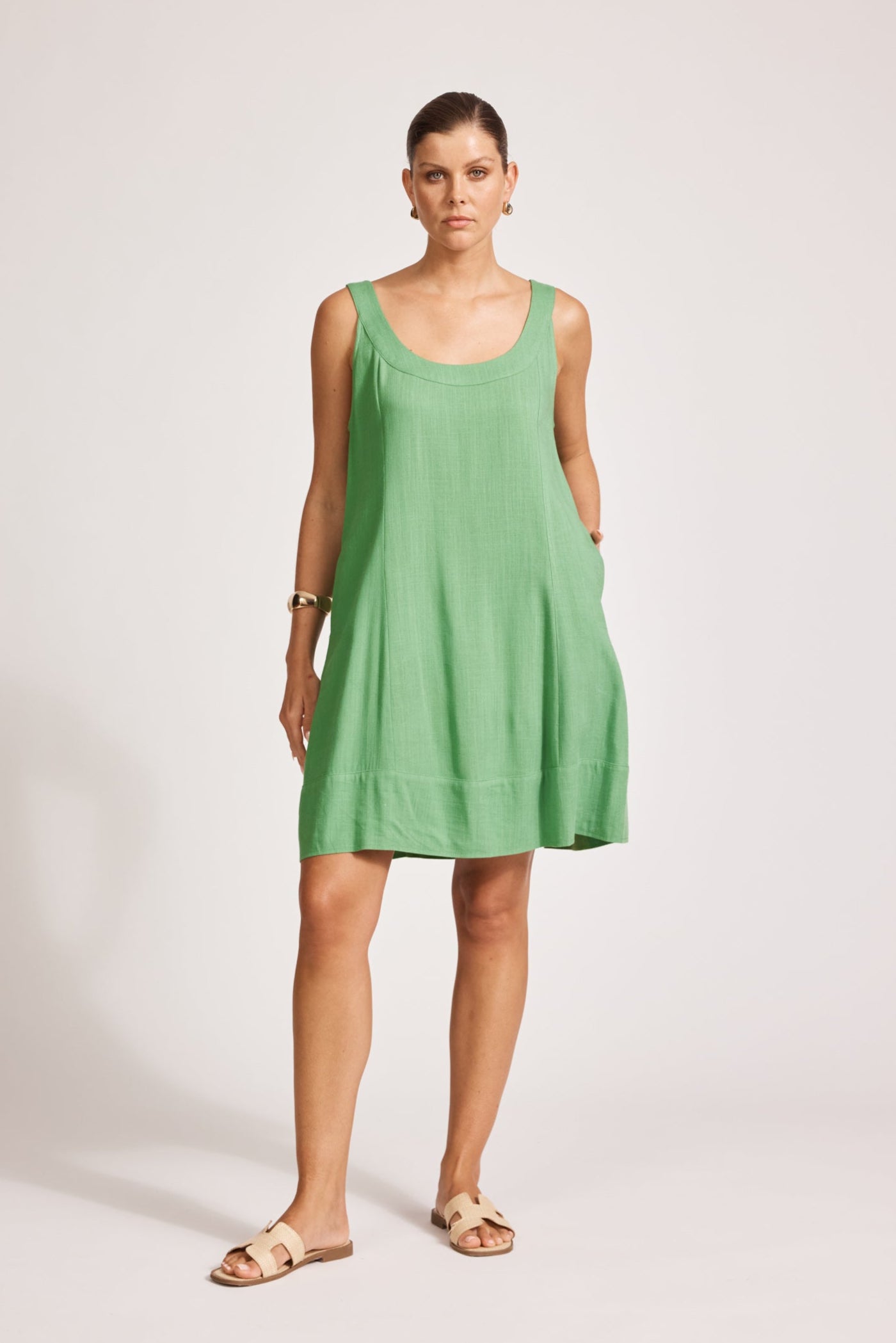 Alesia Tank Dress - Jade