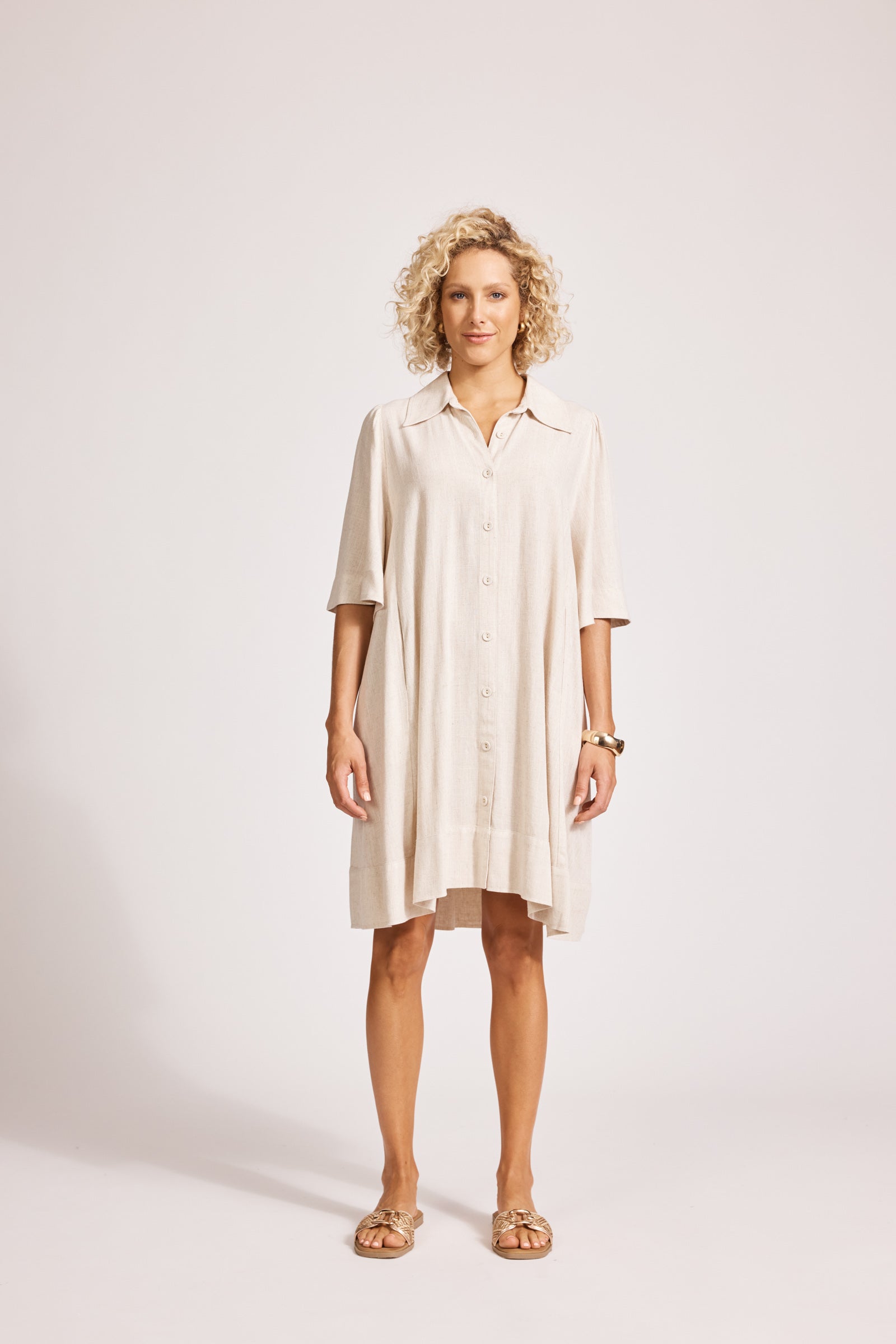 Alesia Shirt Dress - Tusk