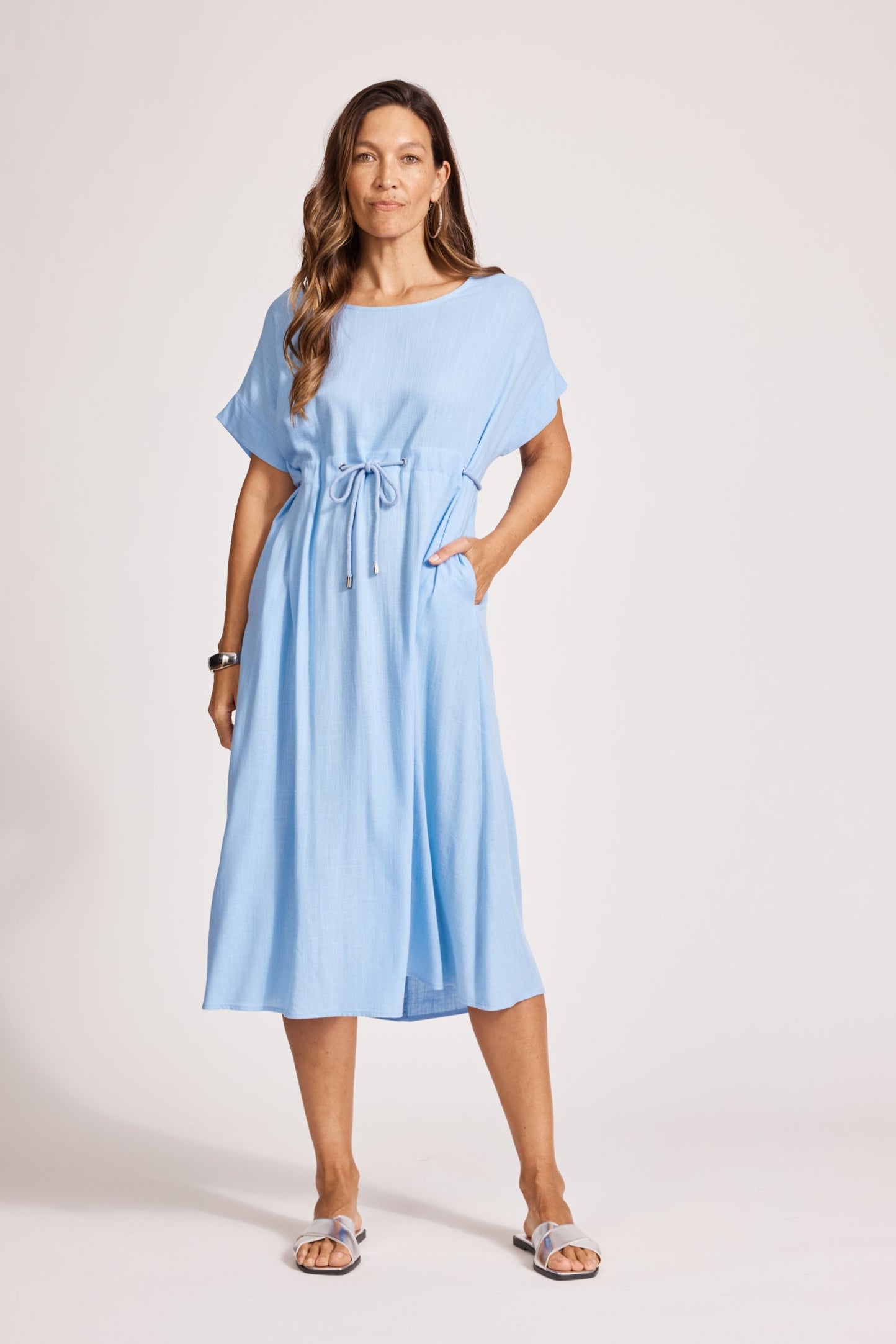 Alesia Rope Tie Dress - Belize