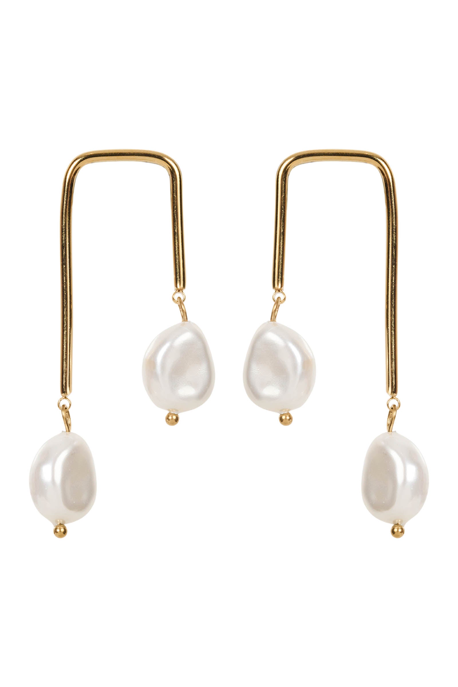 Artemis Earring - Pearl Duo