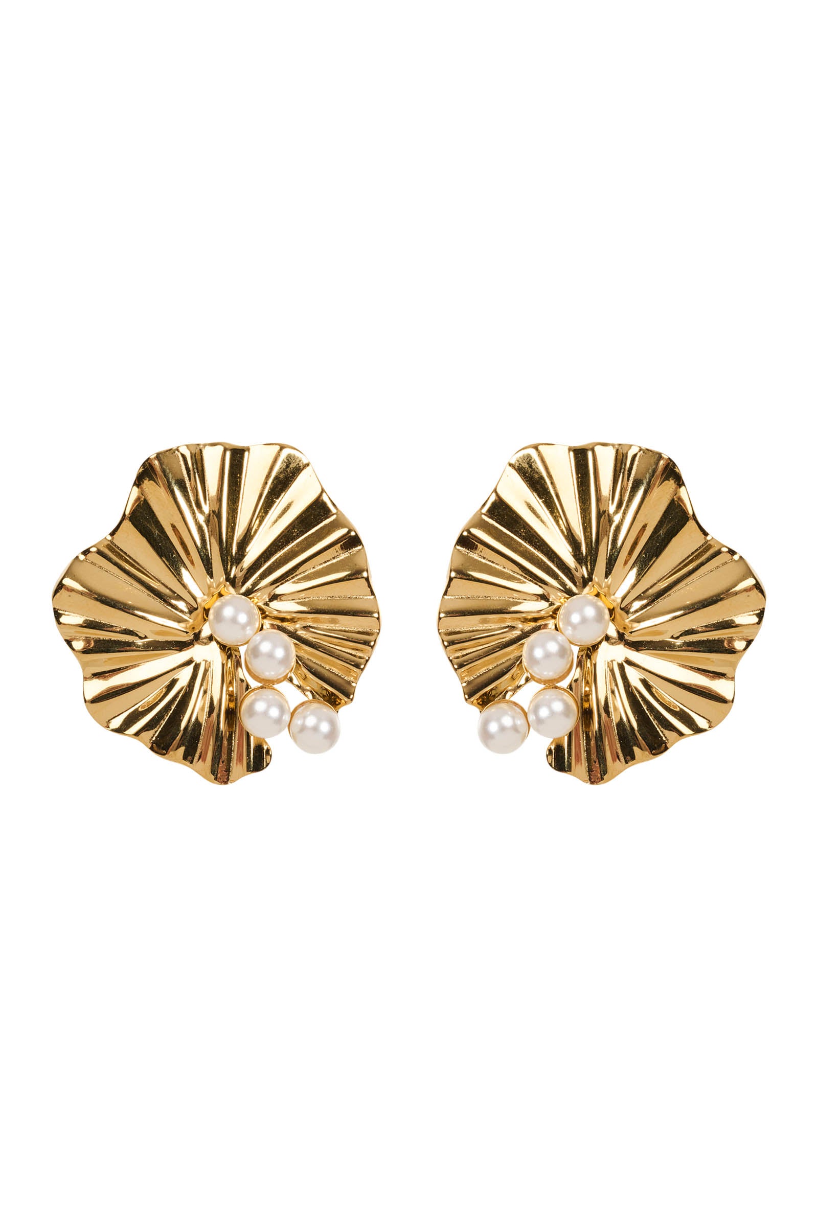 Alegria Vintage Earring - Gold Flower