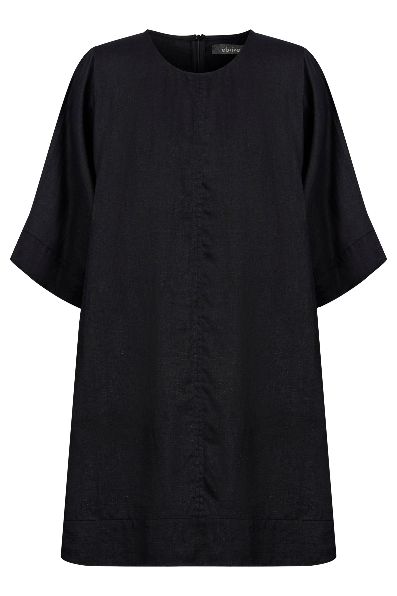 Bajau Tunic Dress - Black