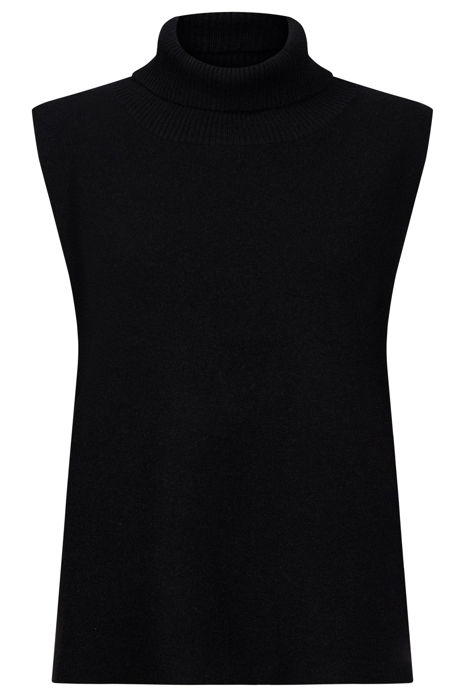 Zala Knit Vest - Black
