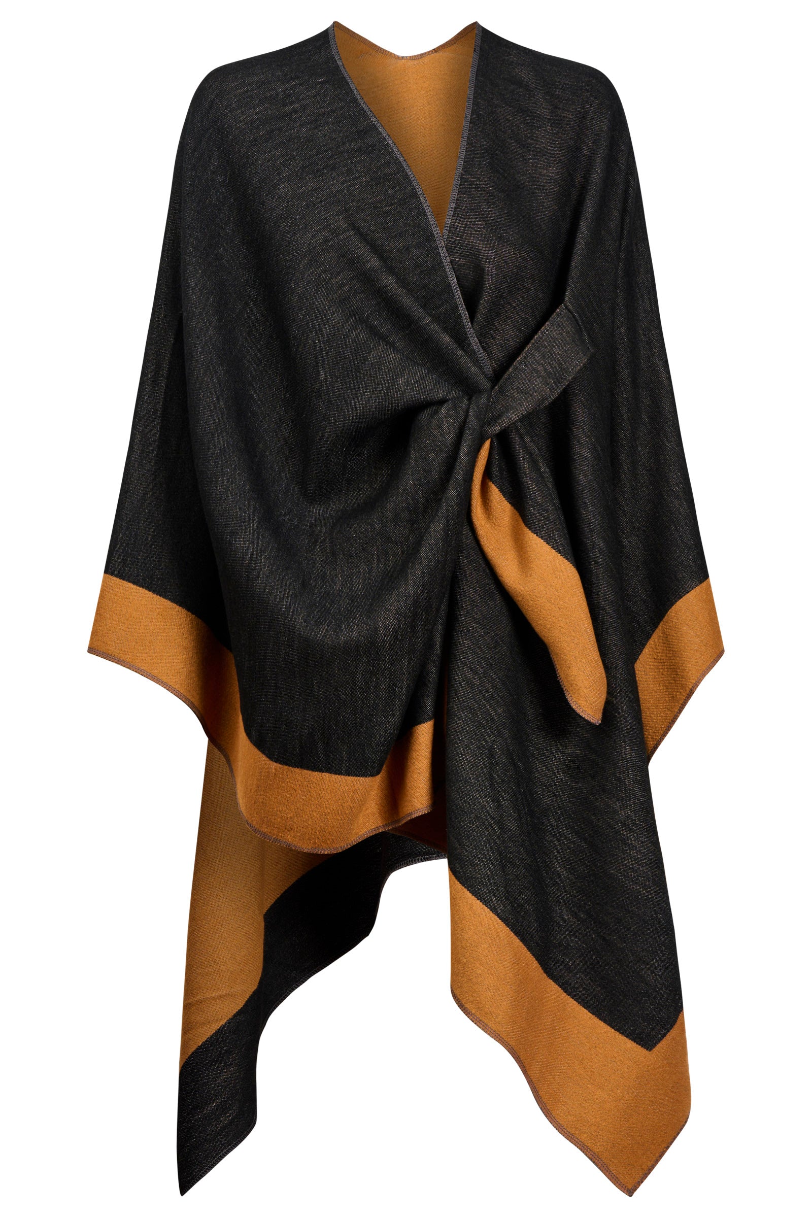 Ayla Cape - Camel/Char