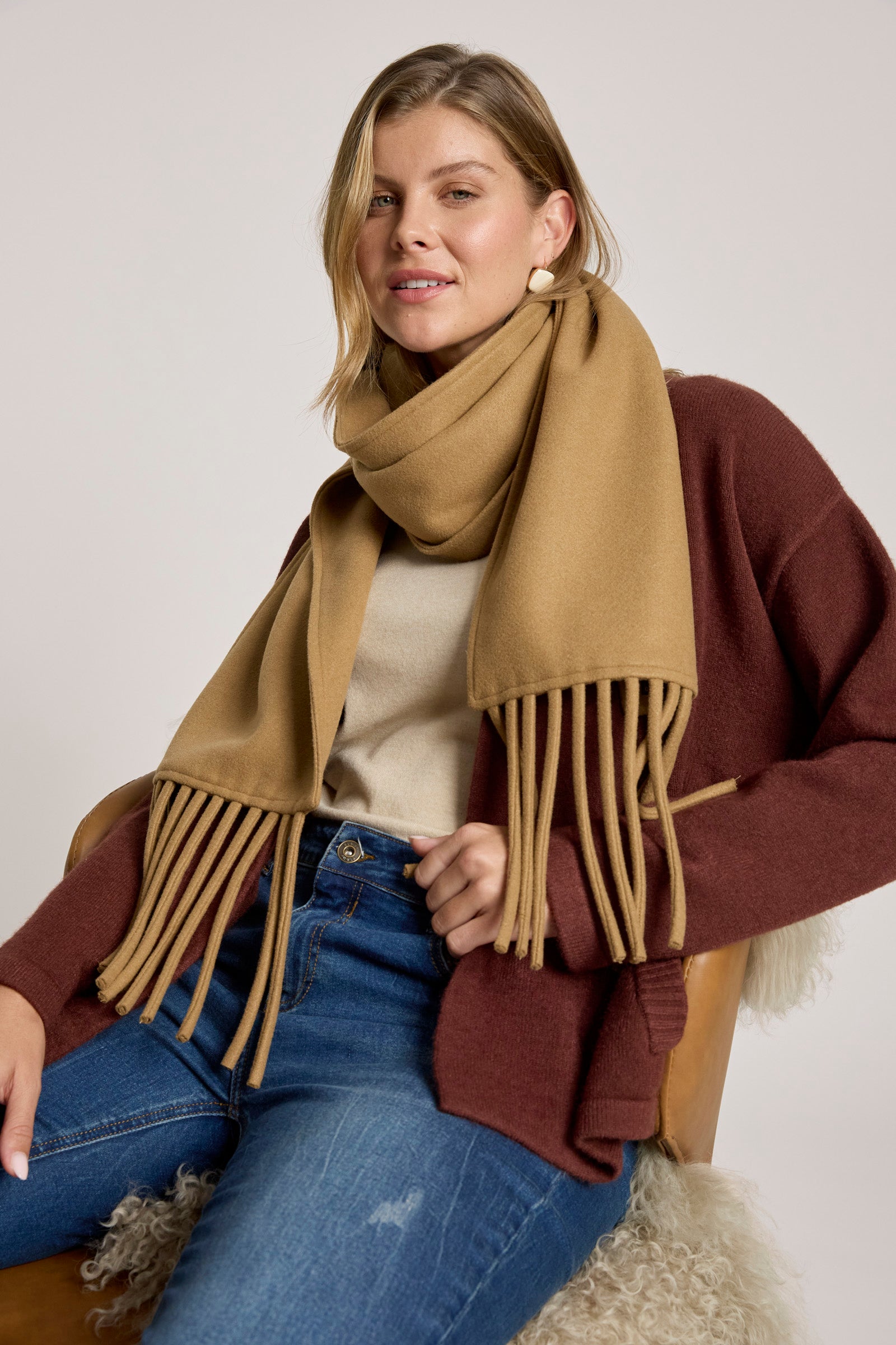 Sable Scarf - Mocha