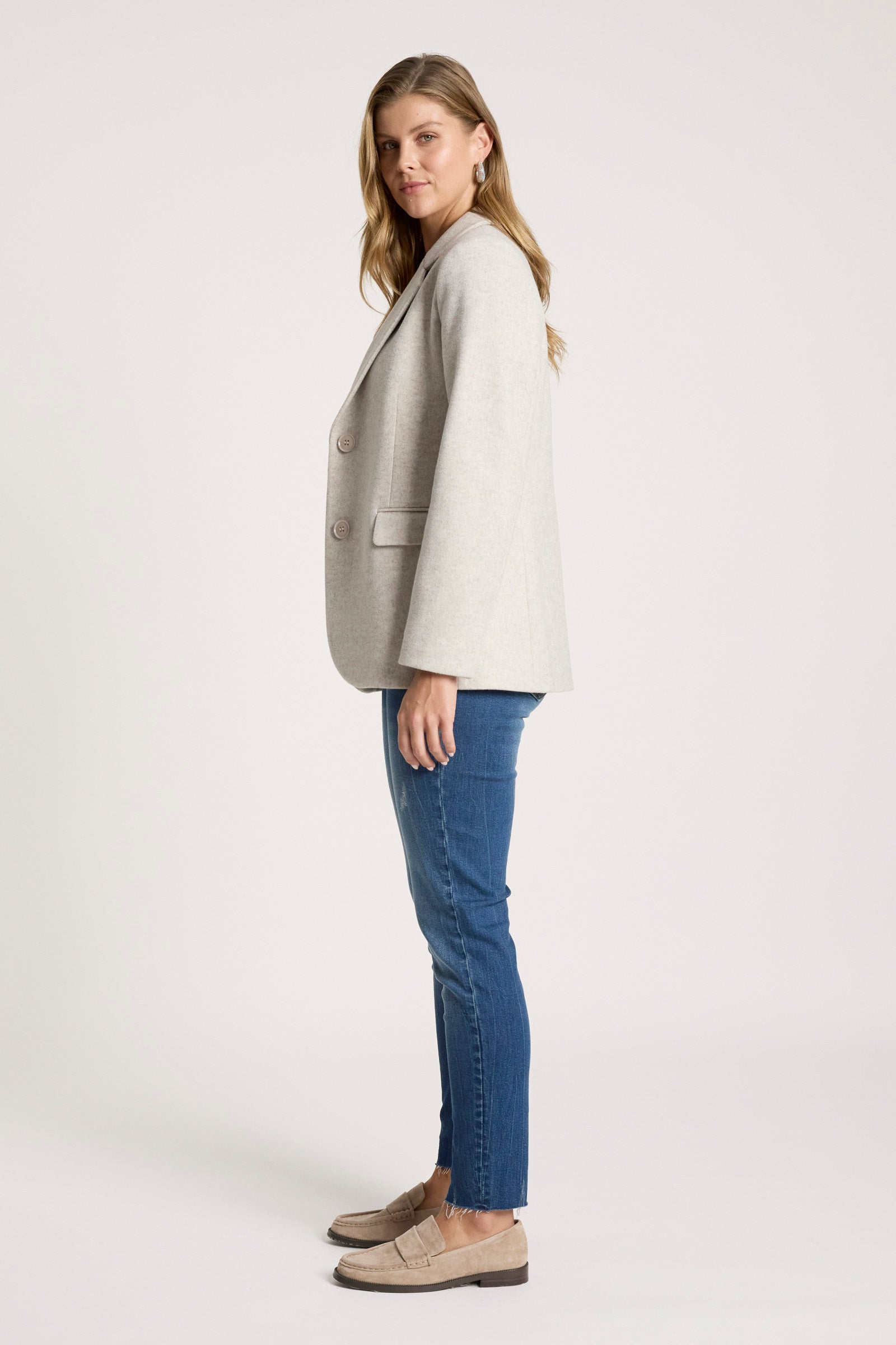 Sable Blazer - Bisque