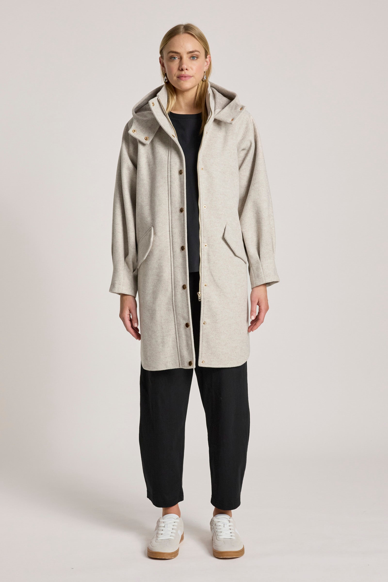 Sable Hood Jacket - Bisque