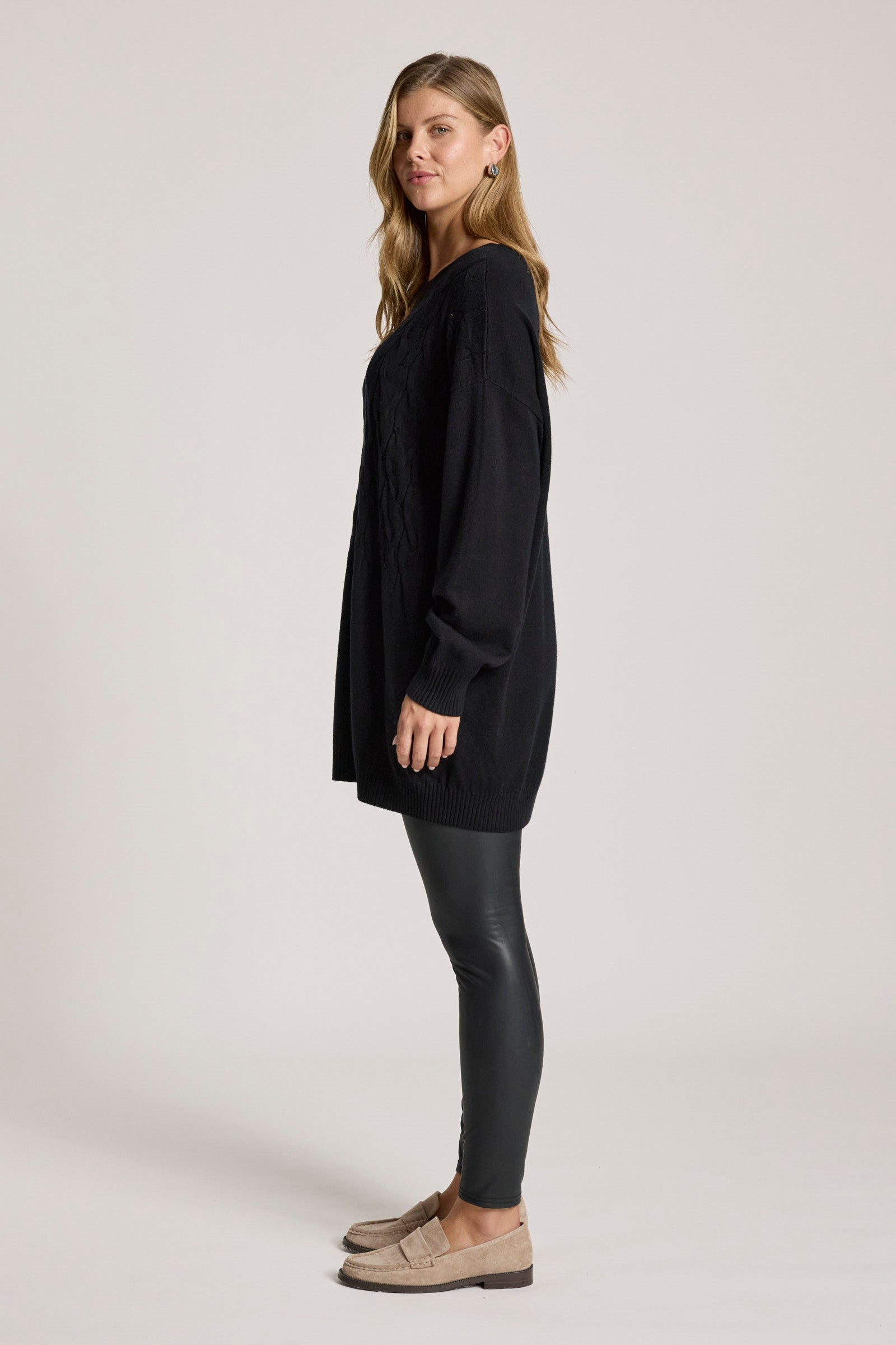 Samira Relaxed Knit - Black