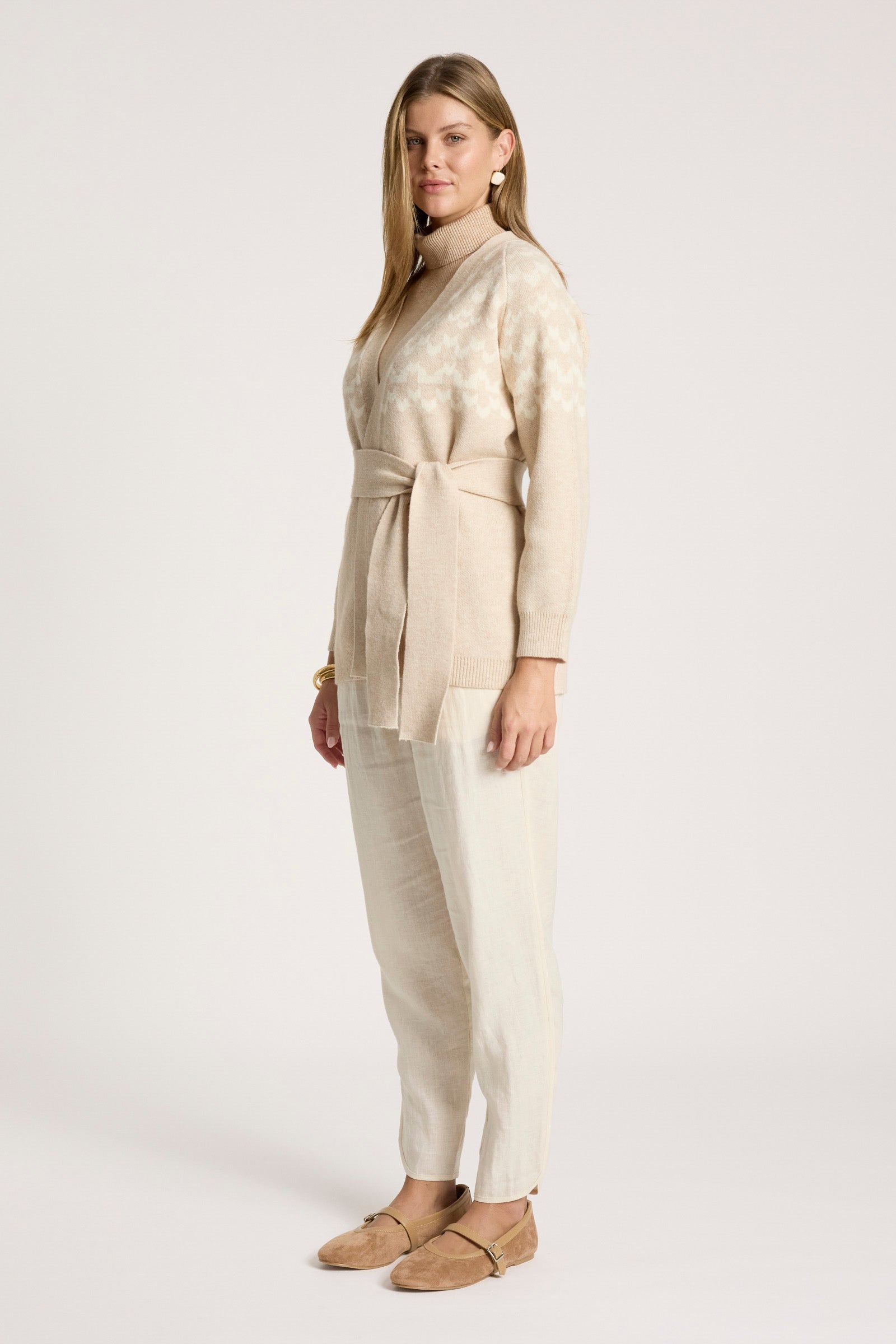 Maasai Cardigan - Dune/Bisque