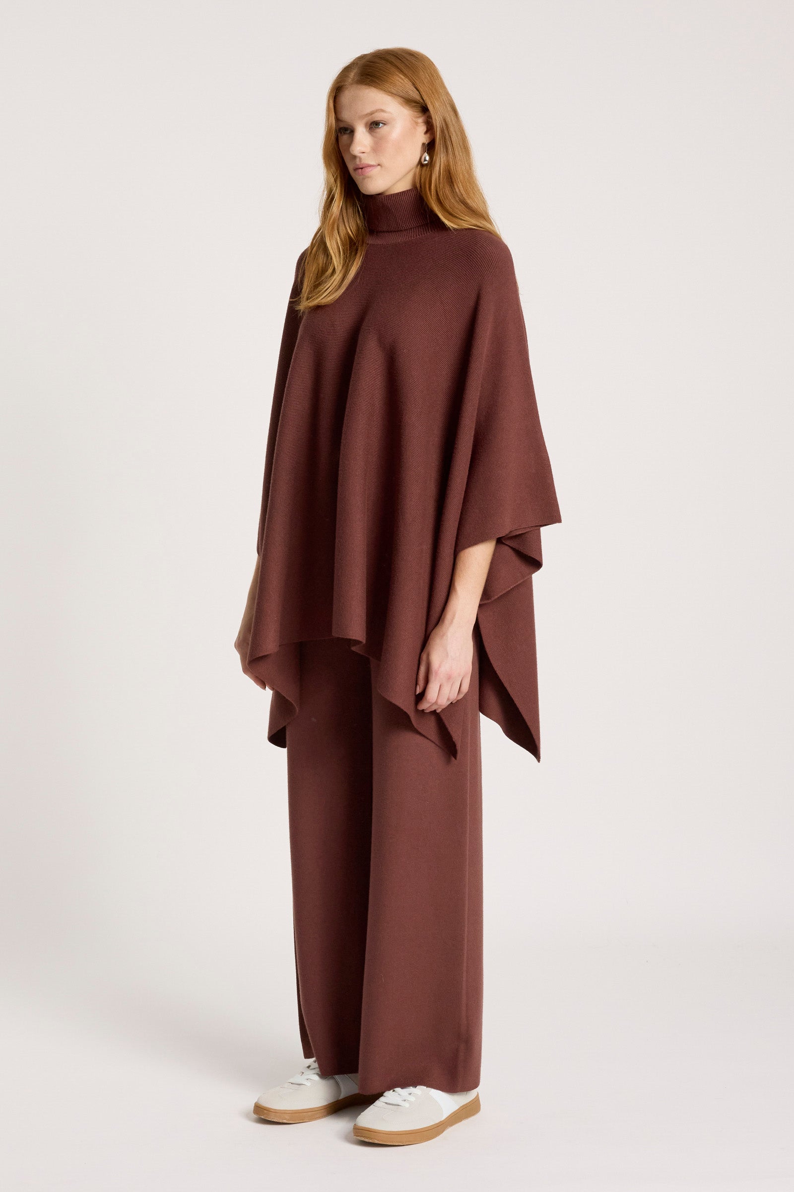 Samira Poncho - Mahogany