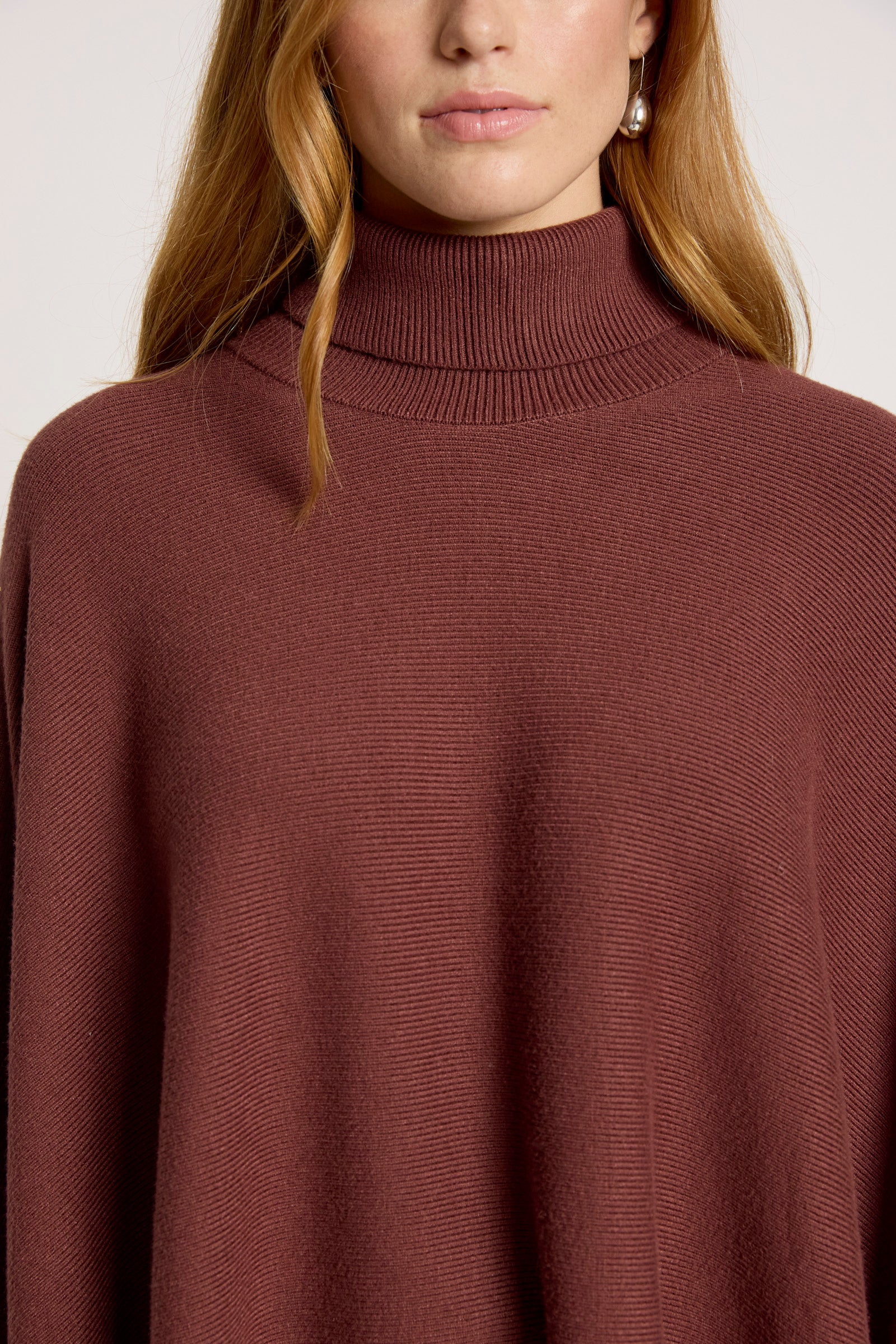 Samira Poncho - Mahogany