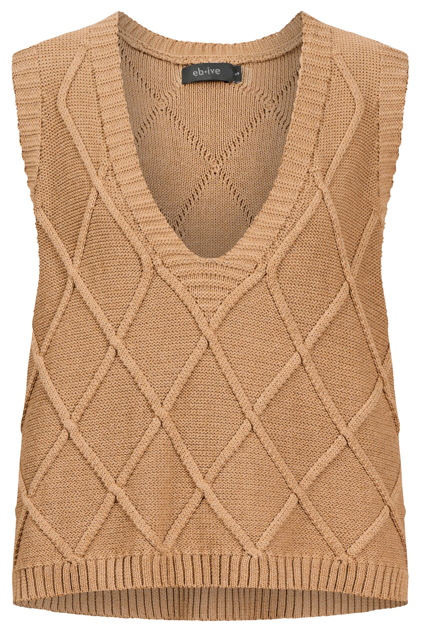 Liora Knit Vest - Mocha