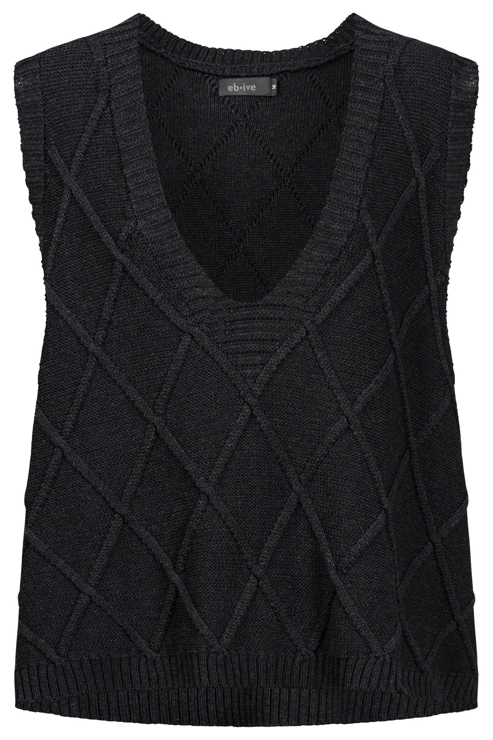 Liora Knit Vest - Char