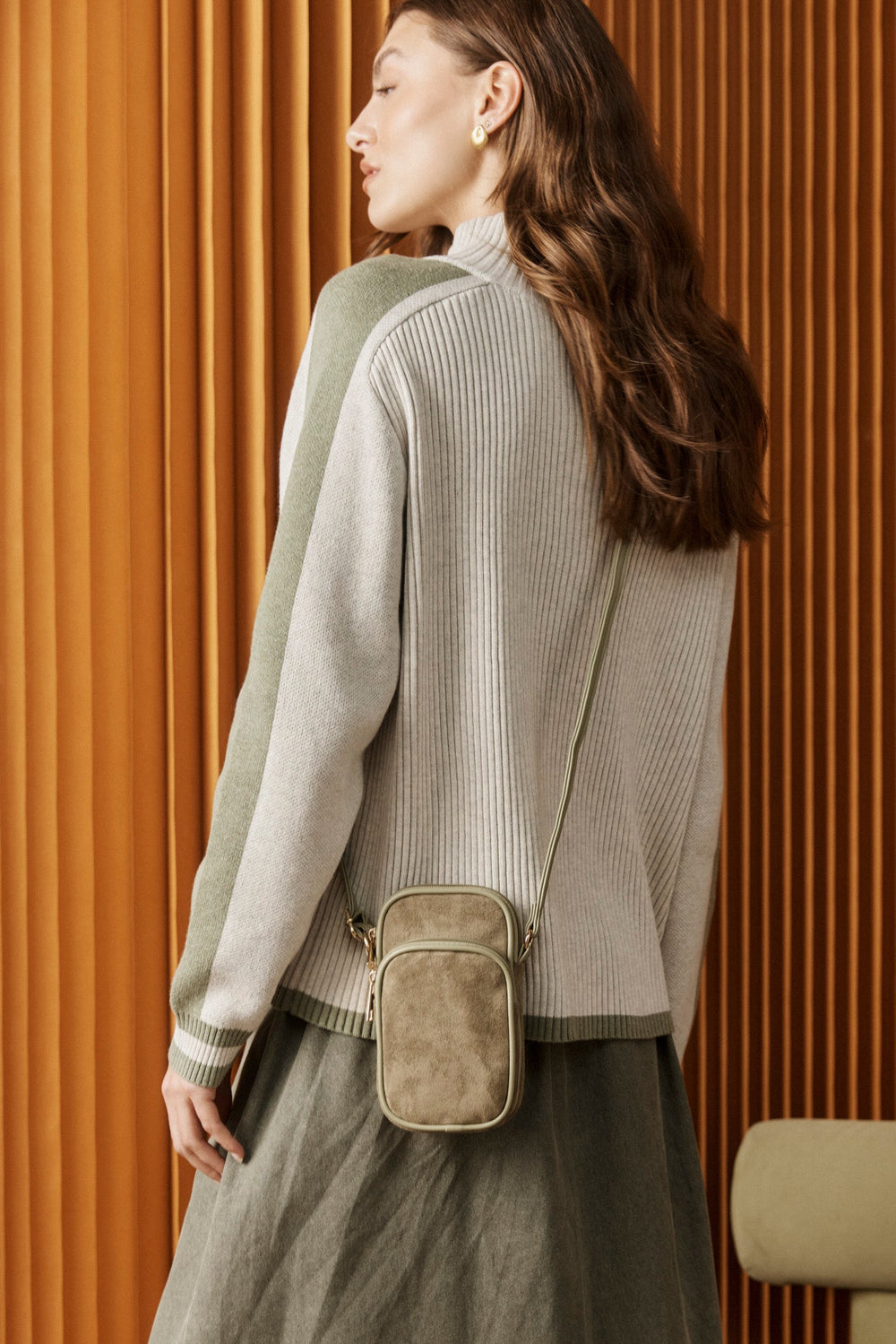 Sable Phone Bag - Sage