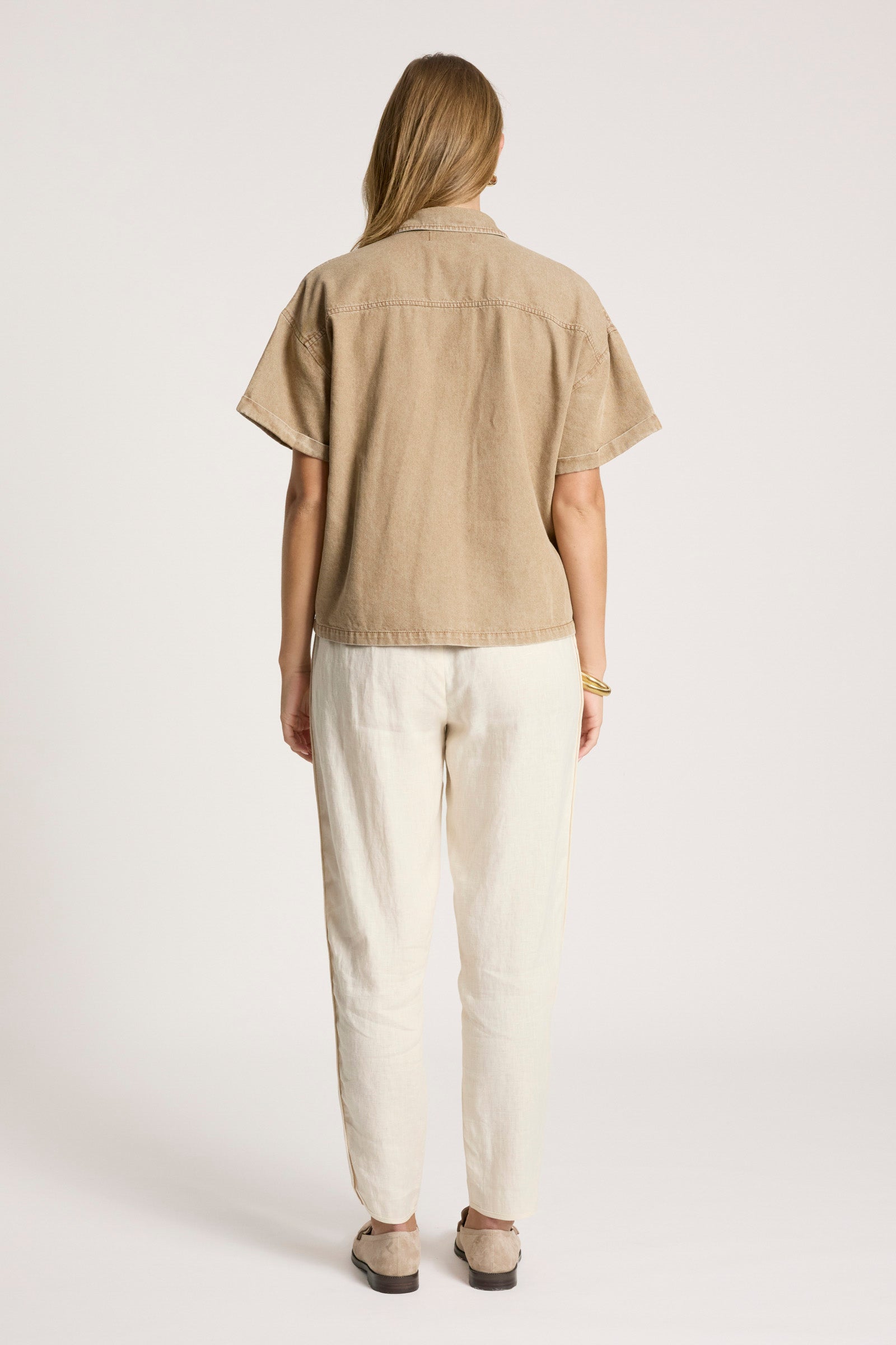 Bodhi Denim Shirt - Fawn