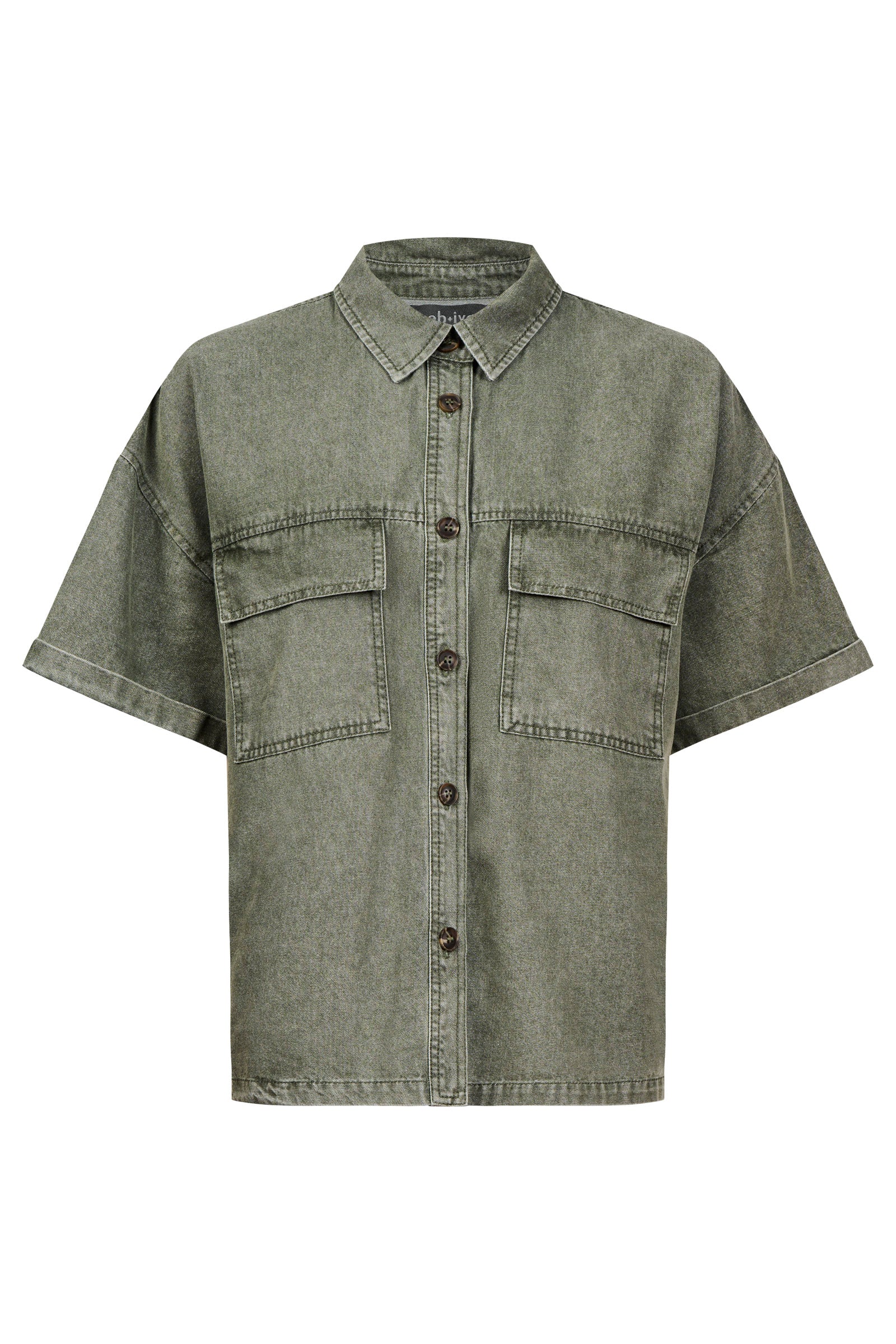 Bodhi Denim Shirt - Olive