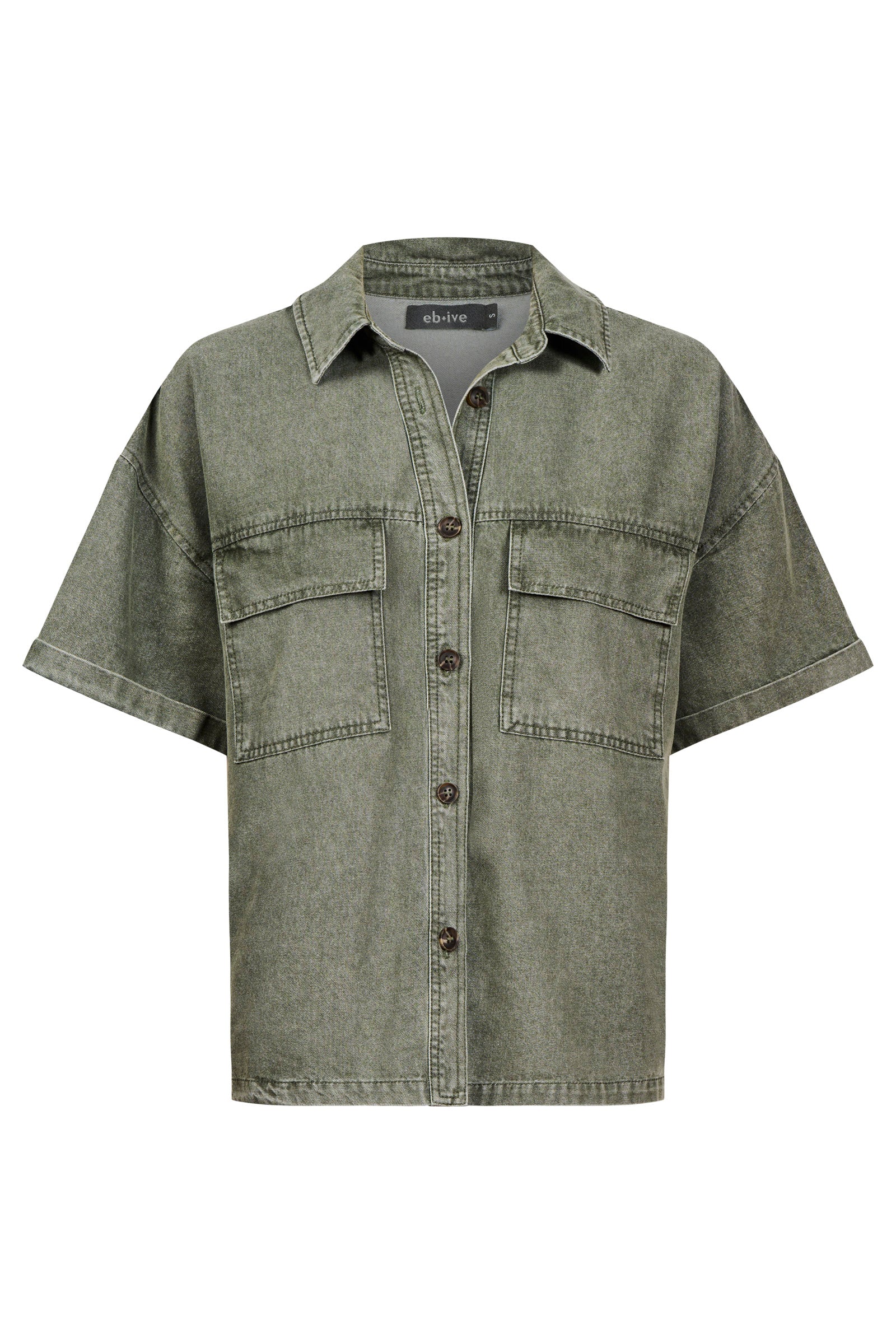 Bodhi Denim Shirt - Olive