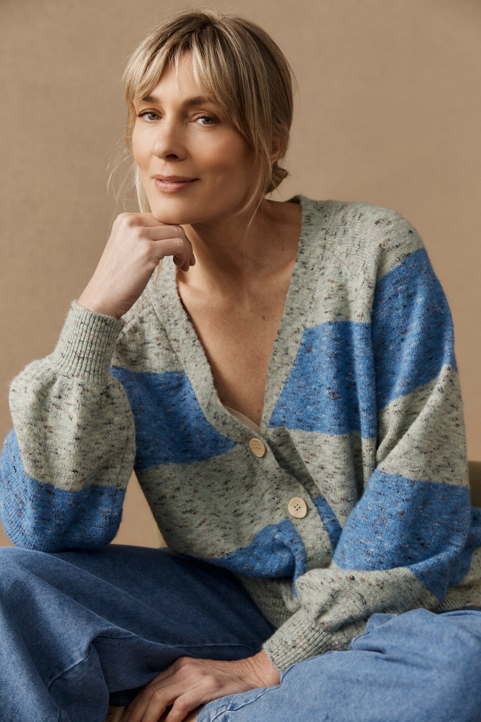 Zarda Cardigan - Sage/Lake