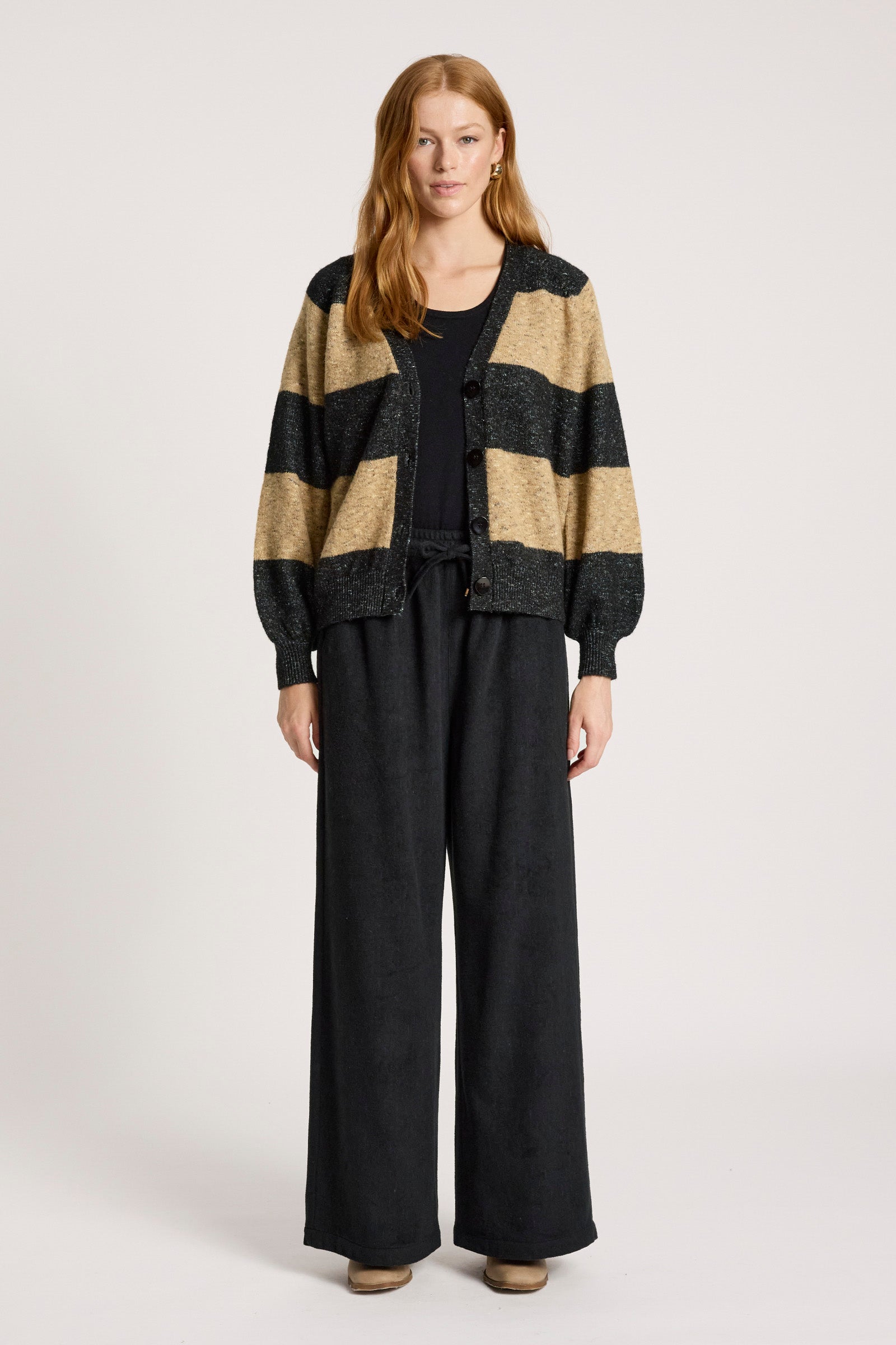 Zarda Cardigan - Mocha/Black