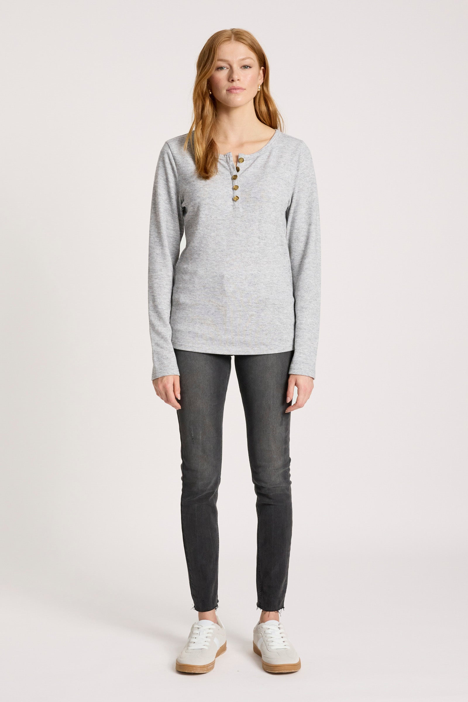 Rumi Long Sleeve Top - Marle
