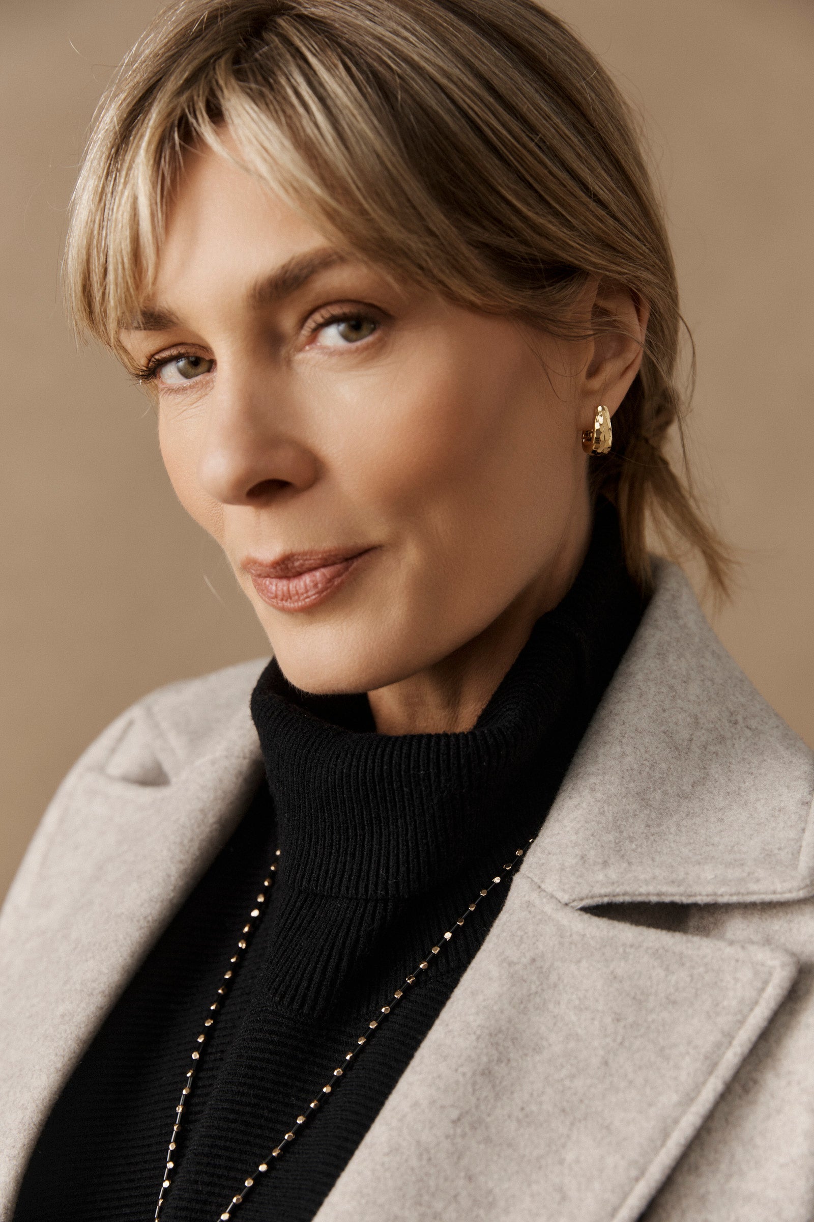 Heritage Luxe Earring - Gold Bevel