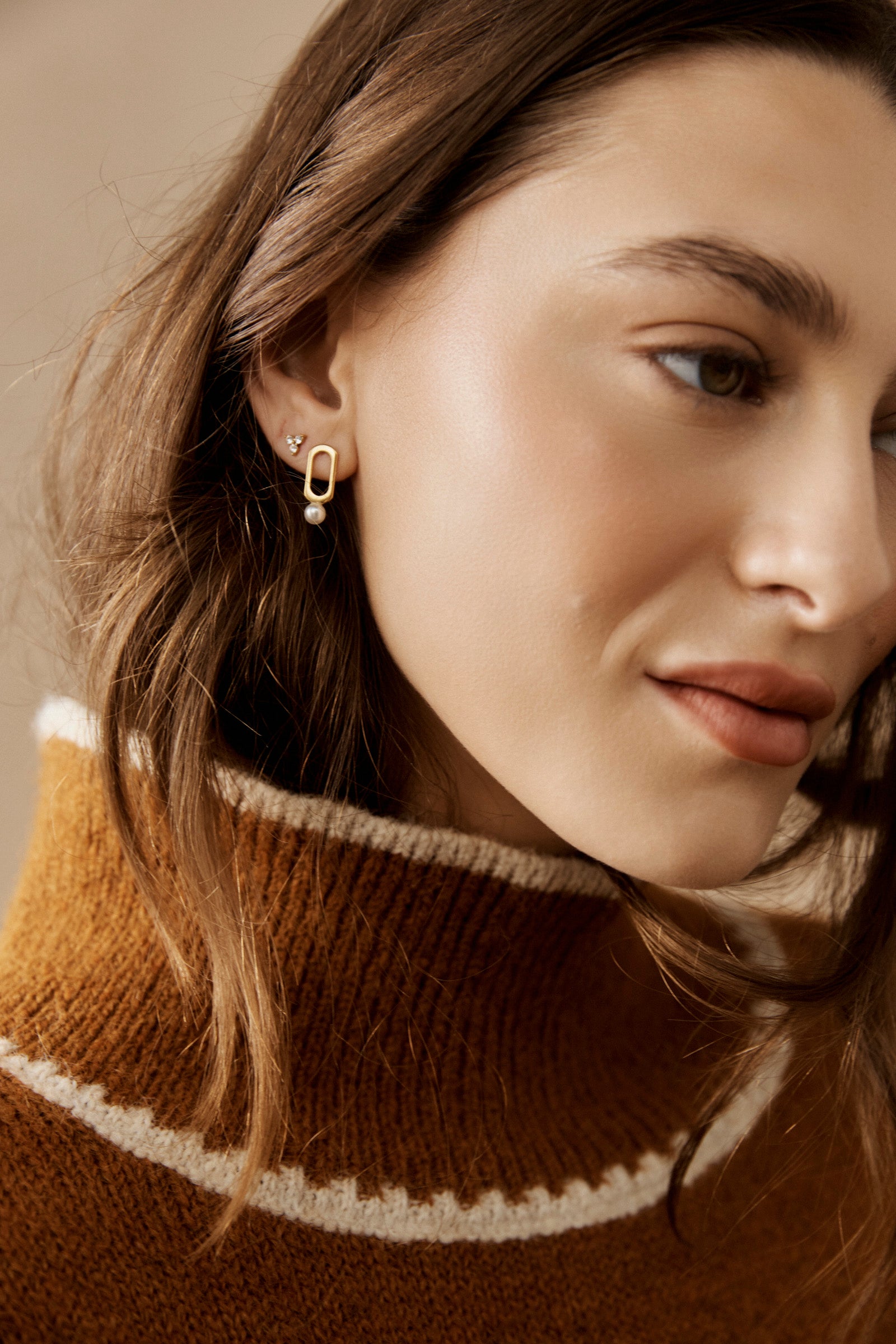 Heritage Earring - Diamond Trio