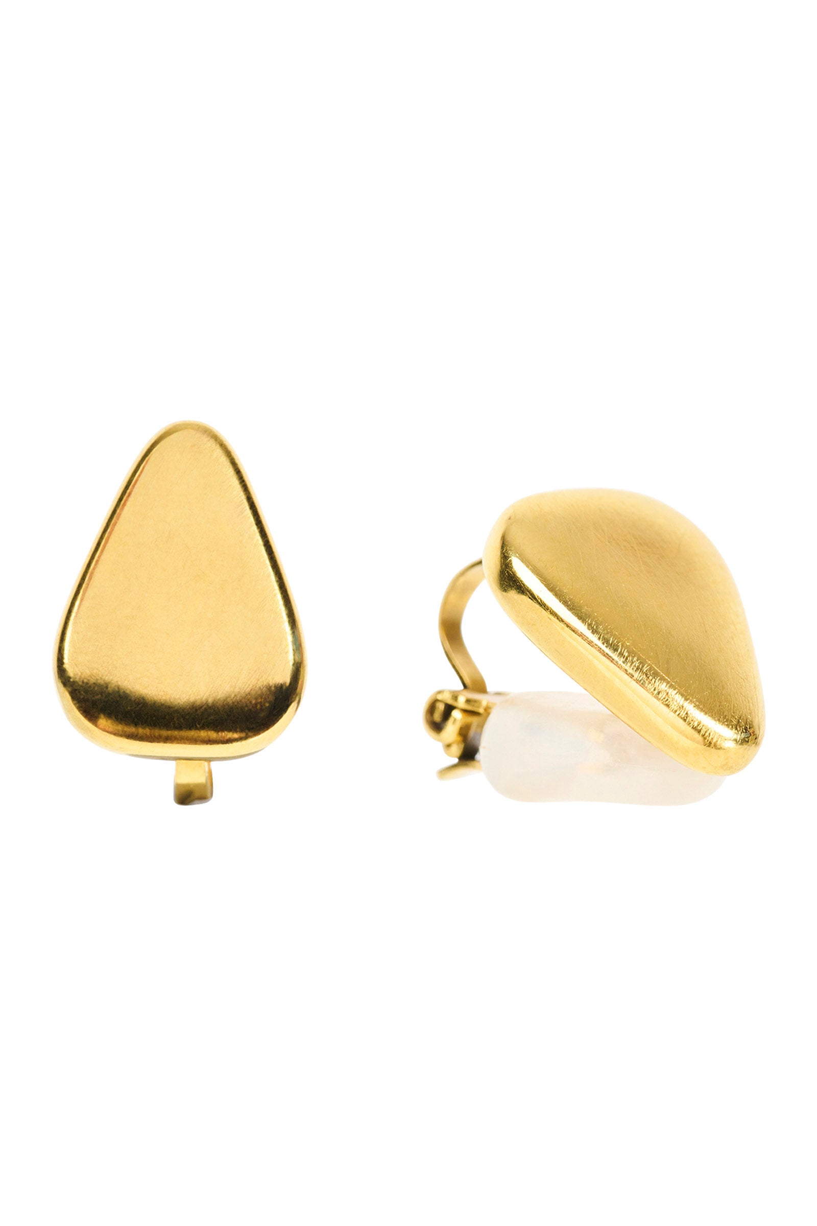 Heritage Clip On Earring - Gold Tri