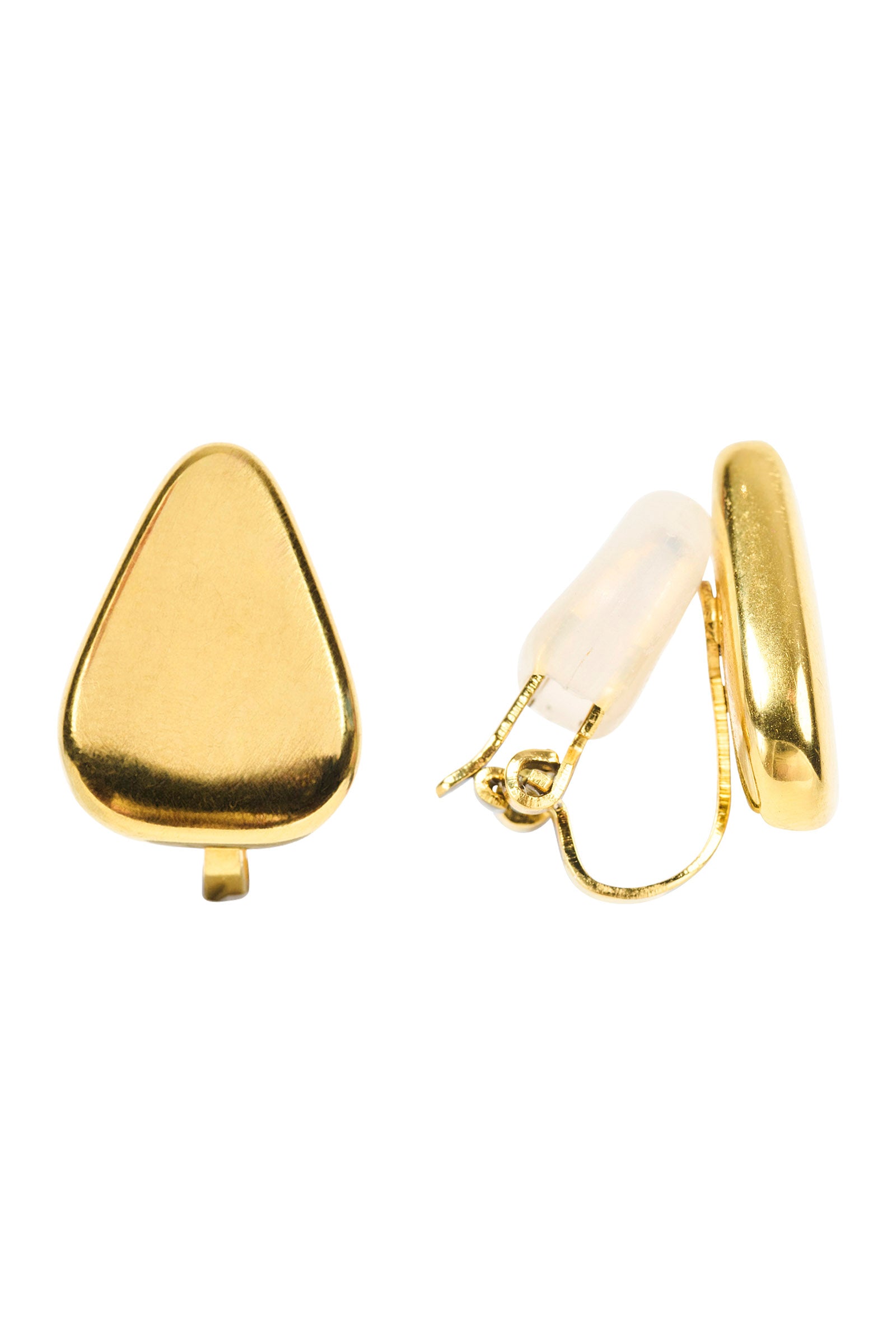 Heritage Clip On Earring - Gold Tri