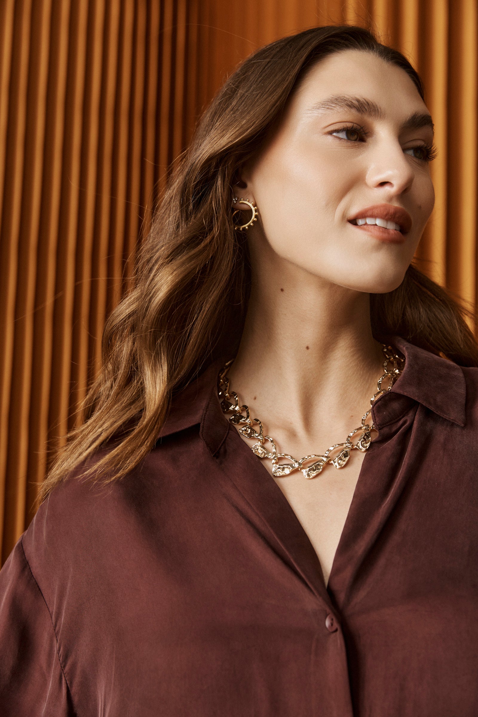 Tala Link Necklace - Gold