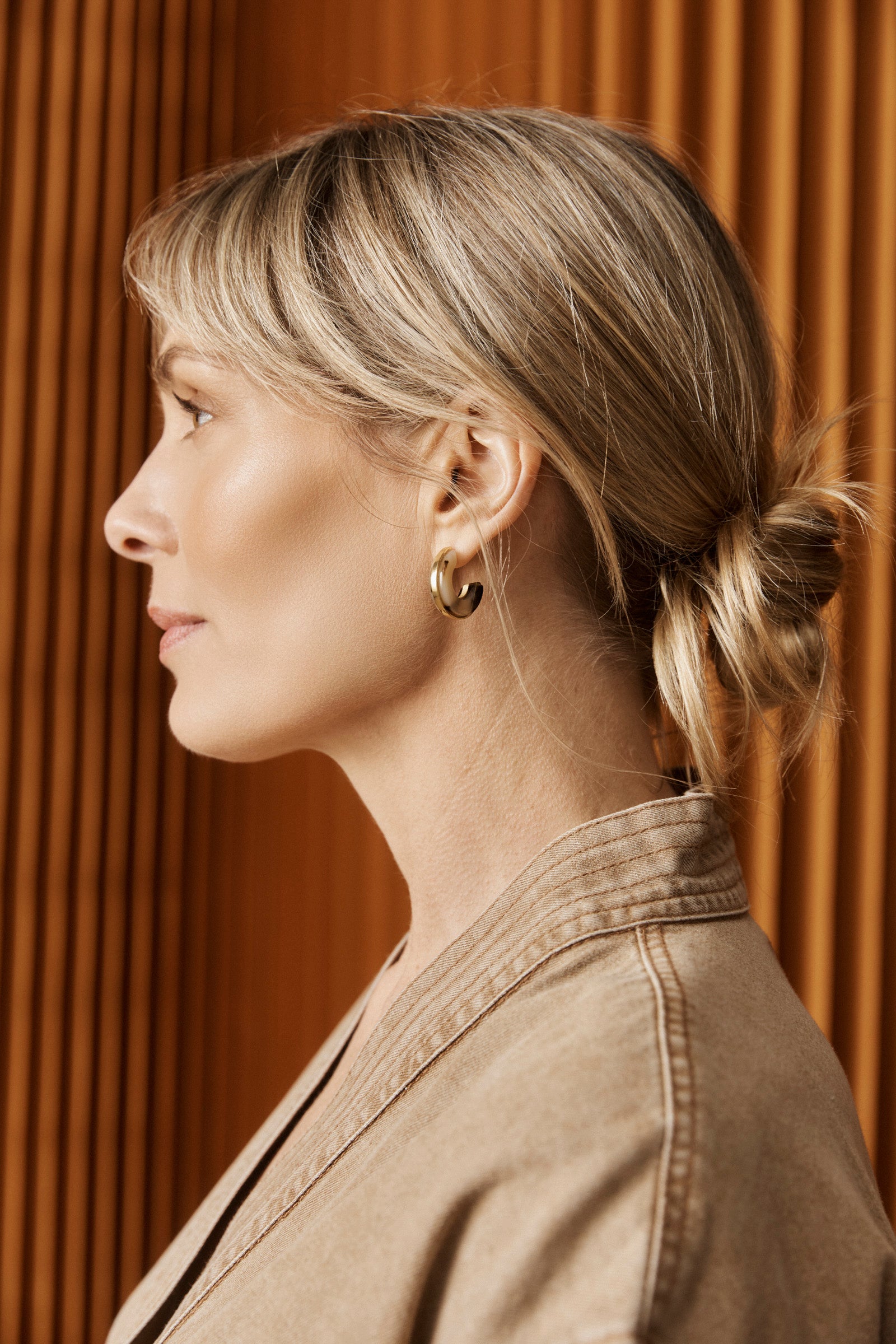 Nomad Hoop Earring - Dune