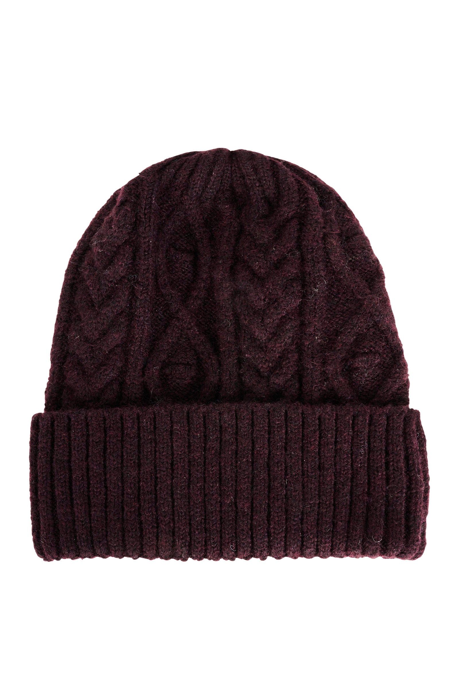 Calista Beanie - Mahogany